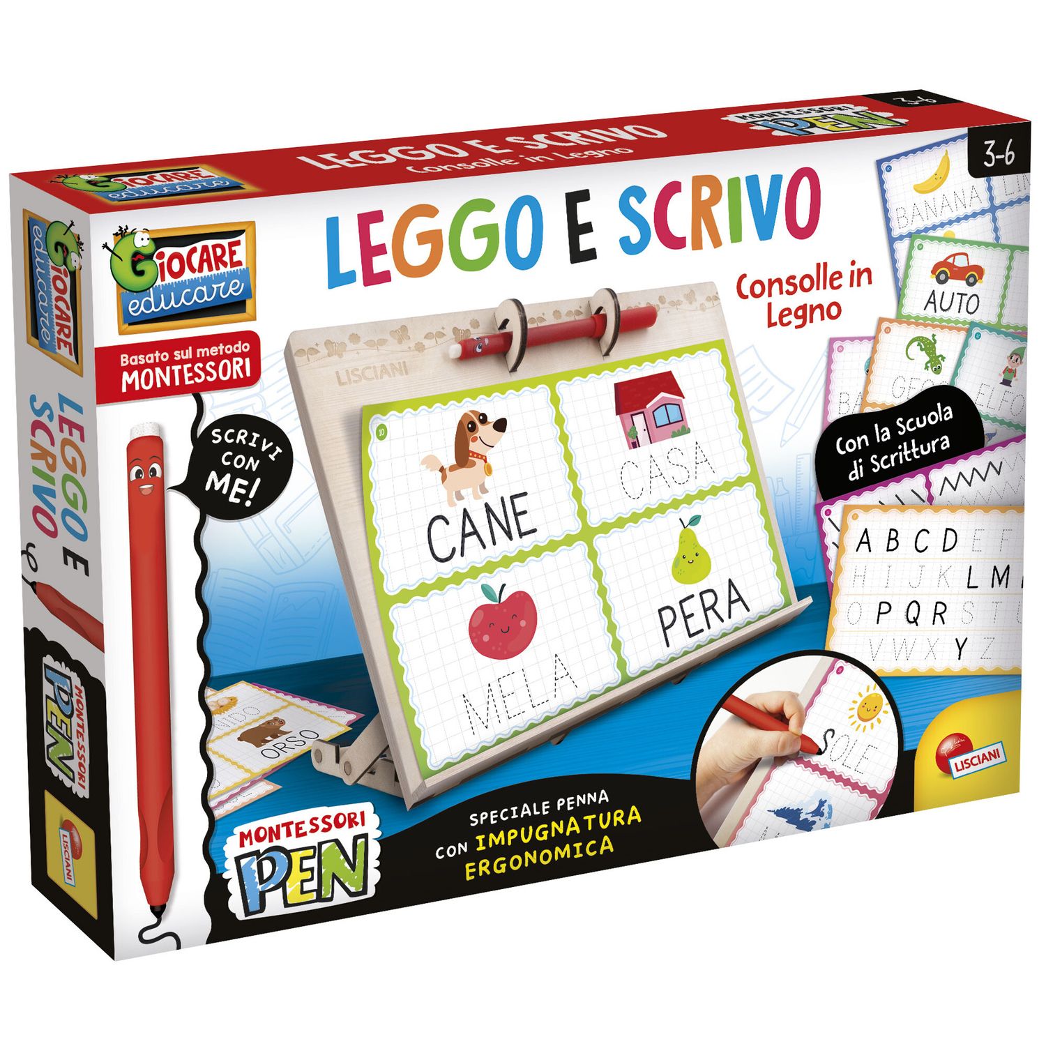 Montessori pen consolle educativa – penna interattiva per giochi educativi - LISCIANI