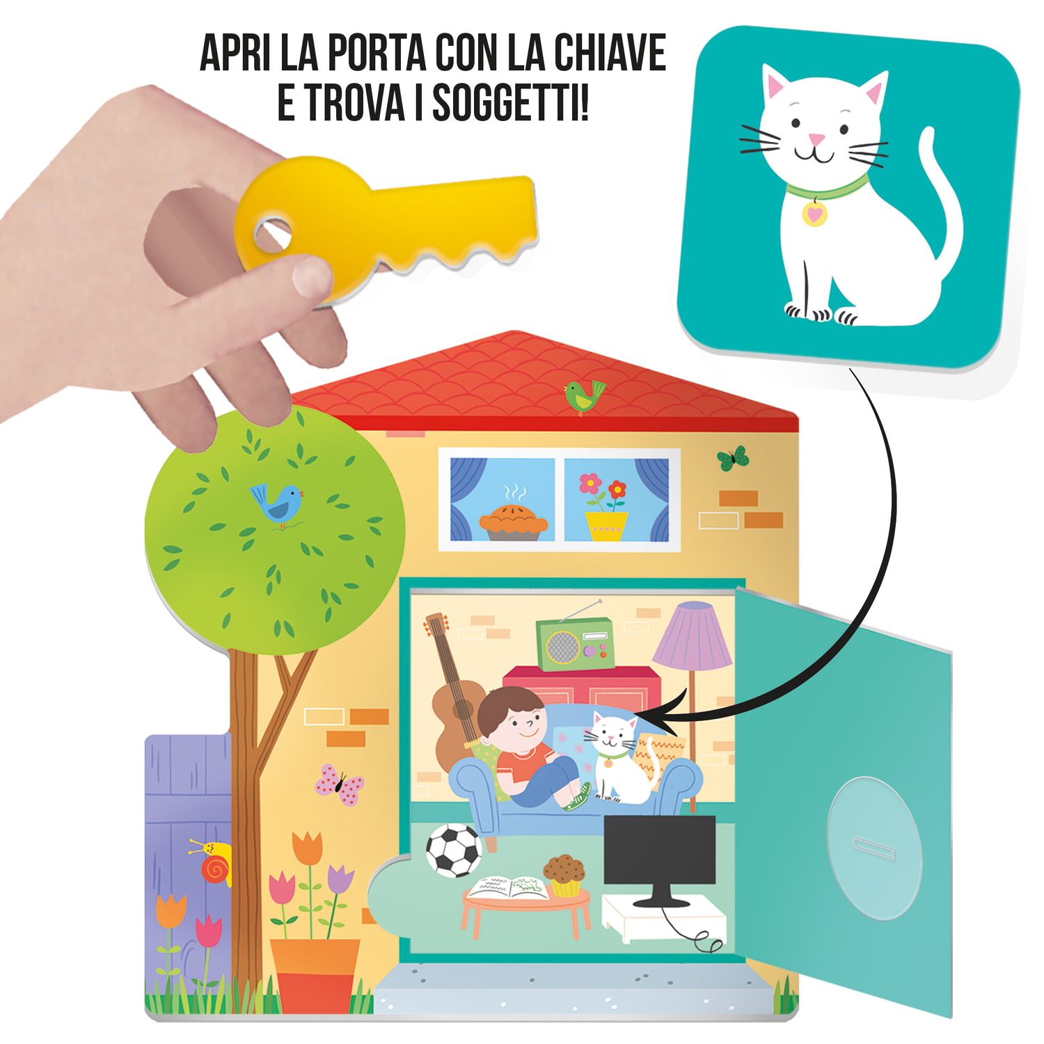 Cerca, apri e trova – allenamento visivo e manualità per bambini -24m+ - headu - HEADU