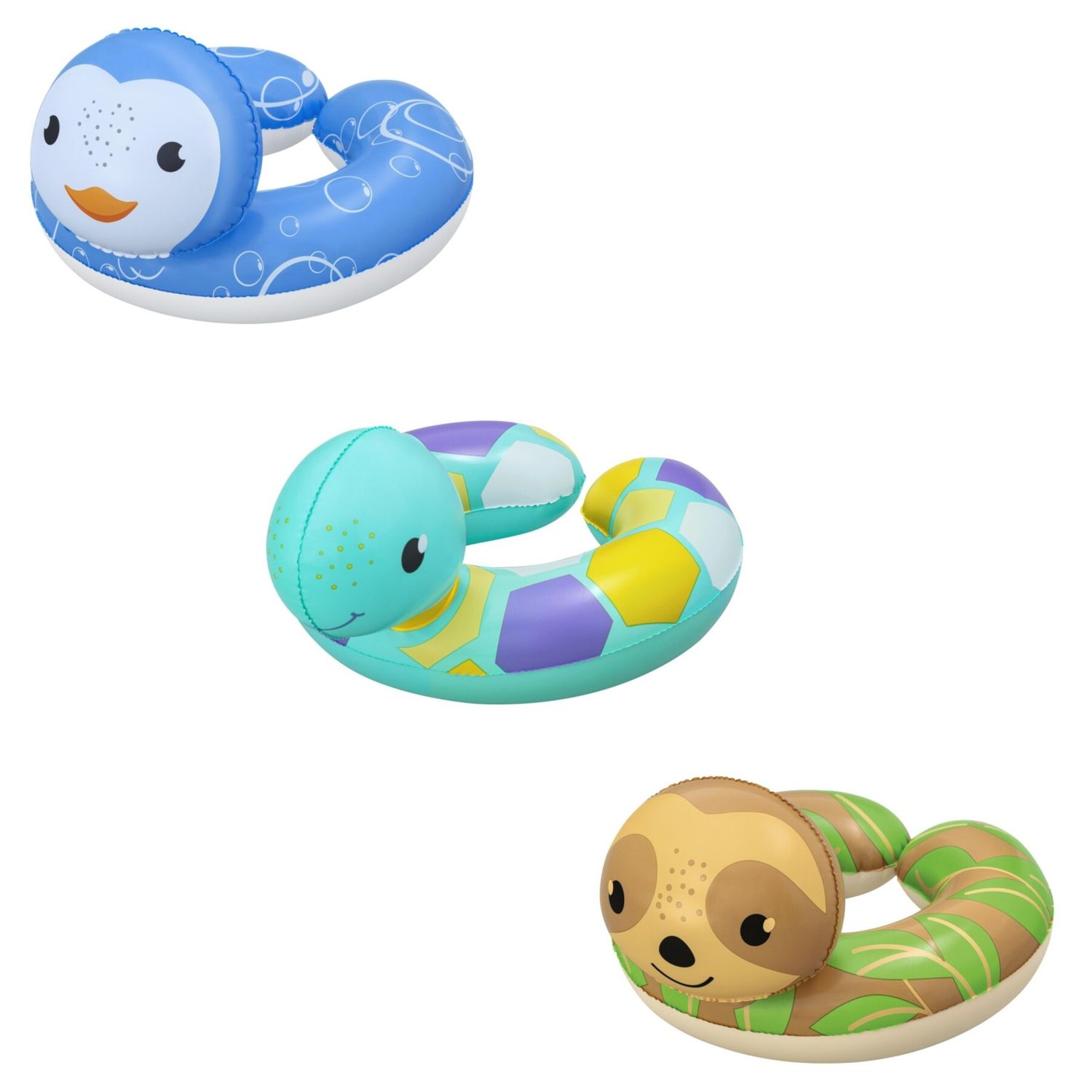 Salvagente assortito per bambini bestway® floatin' friends – sicurezza e colori estivi - 3+ - Bestway