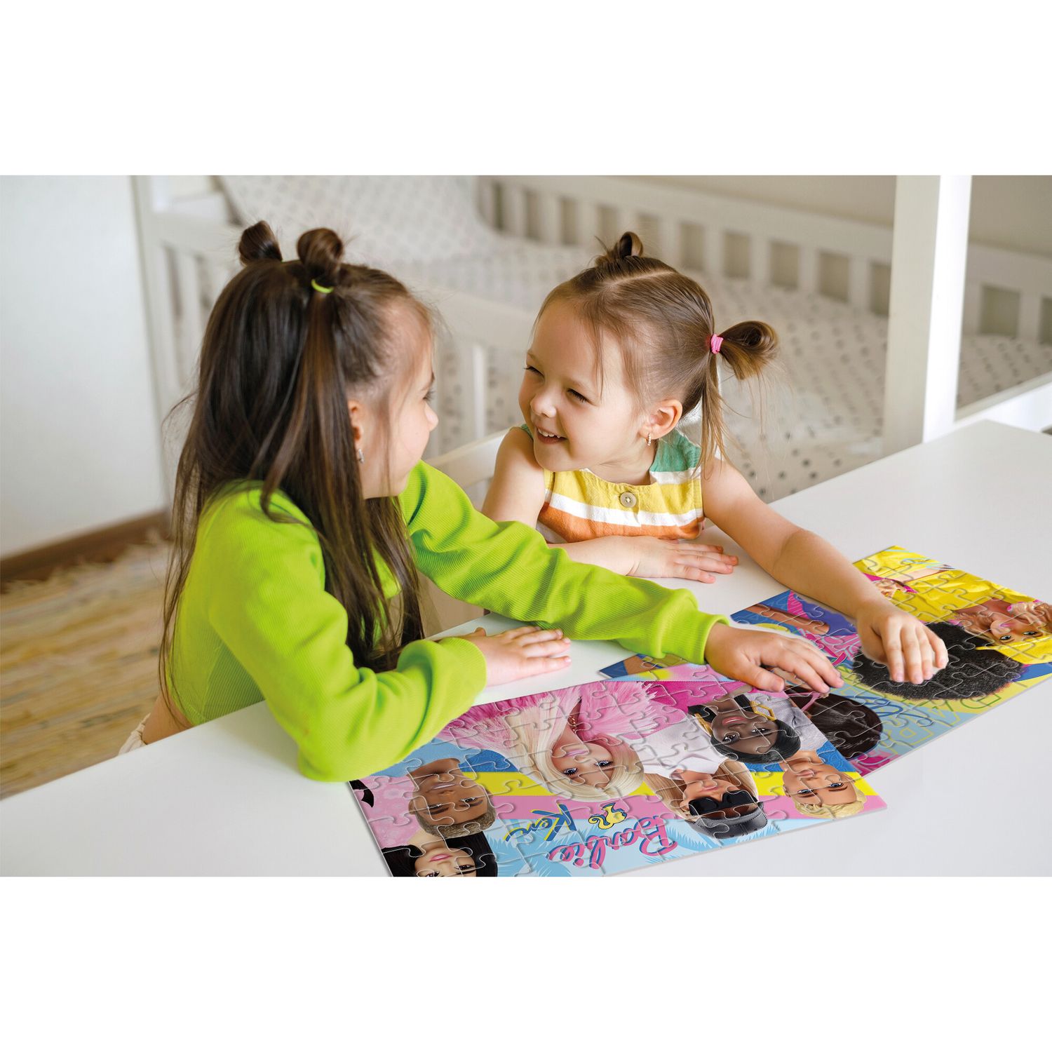 Barbie puzzle maxi floor 2x60 – doppio puzzle da pavimento con barbie e amiche - LISCIANI, Barbie