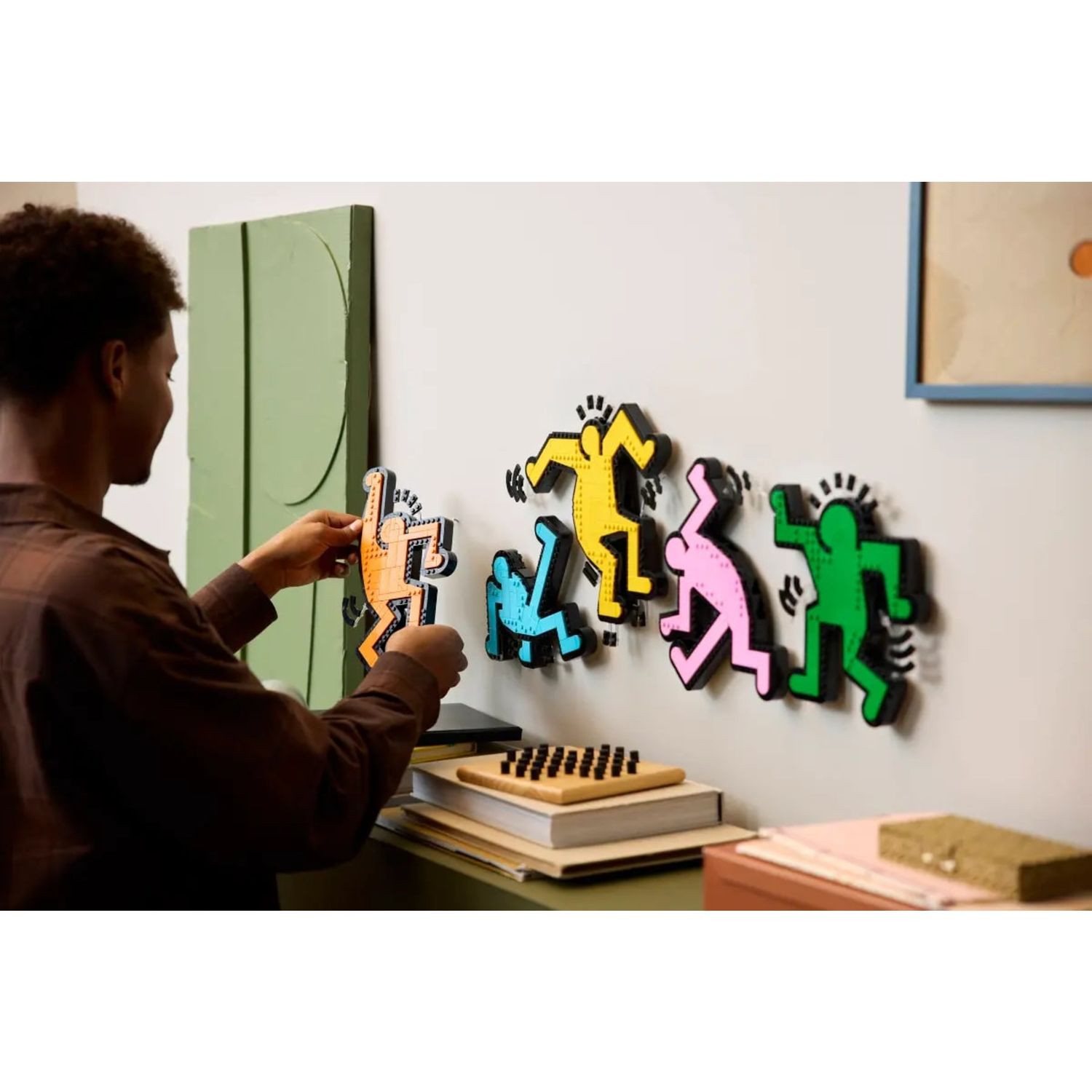 Lego art keith haring 31216 – opera da parete con figure danzanti, idea regalo per adulti creativi - LEGO Art, Lego