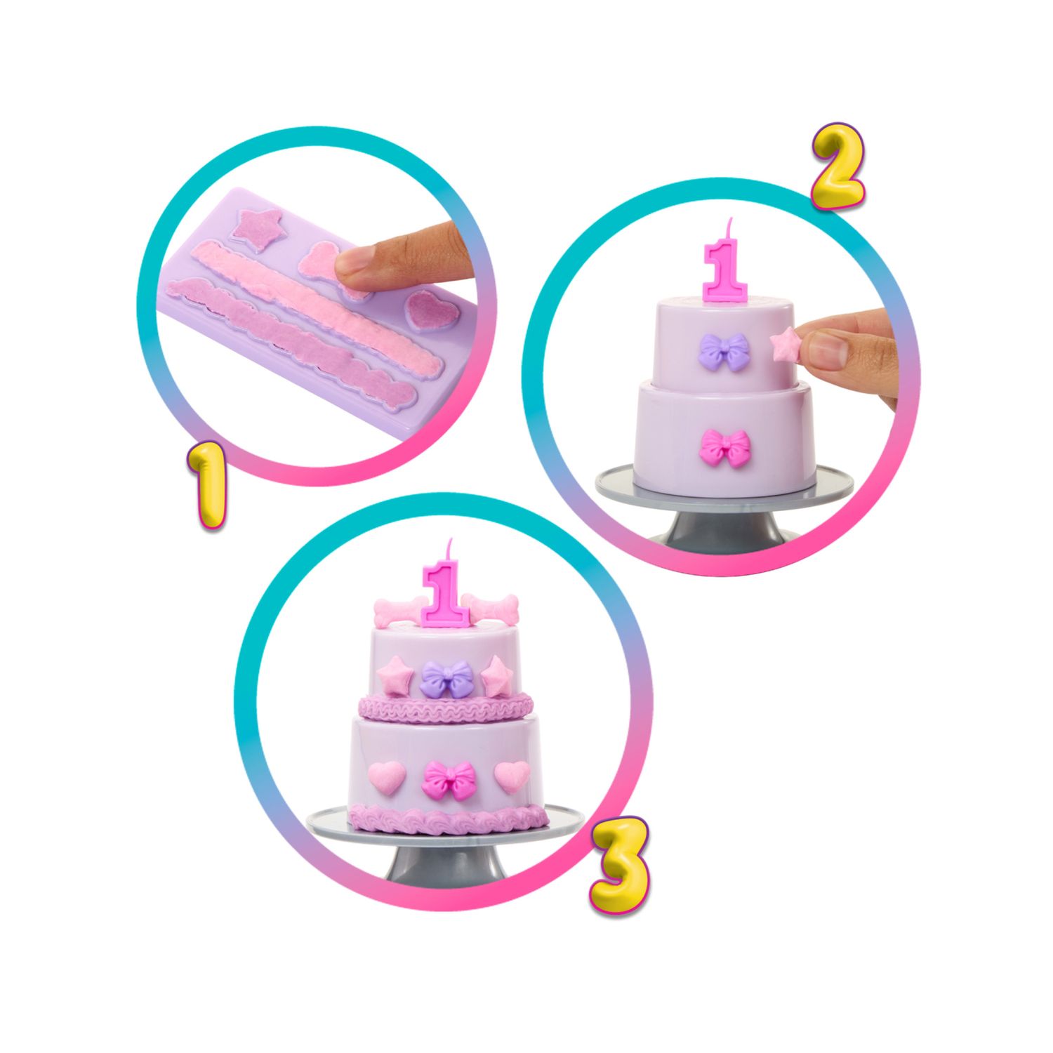 Barbie party unboxed - birthday bows serie compleanno del cucciolo, bambola con 10 accessori a sopresa ed effetto cambia colore - Barbie