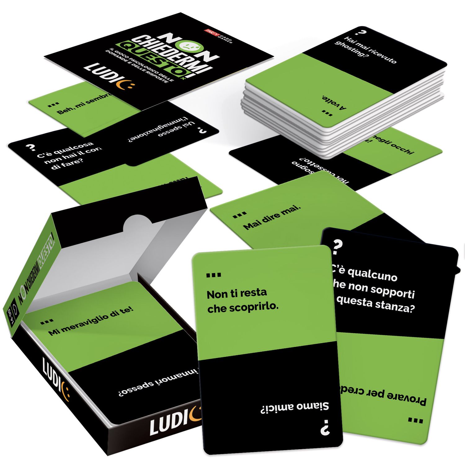 Non chiedermi questo! - il gioco psicologico delle domande e delle risposte. un party game brillante che stimola le relazioni e la dialettica! - LUDIC