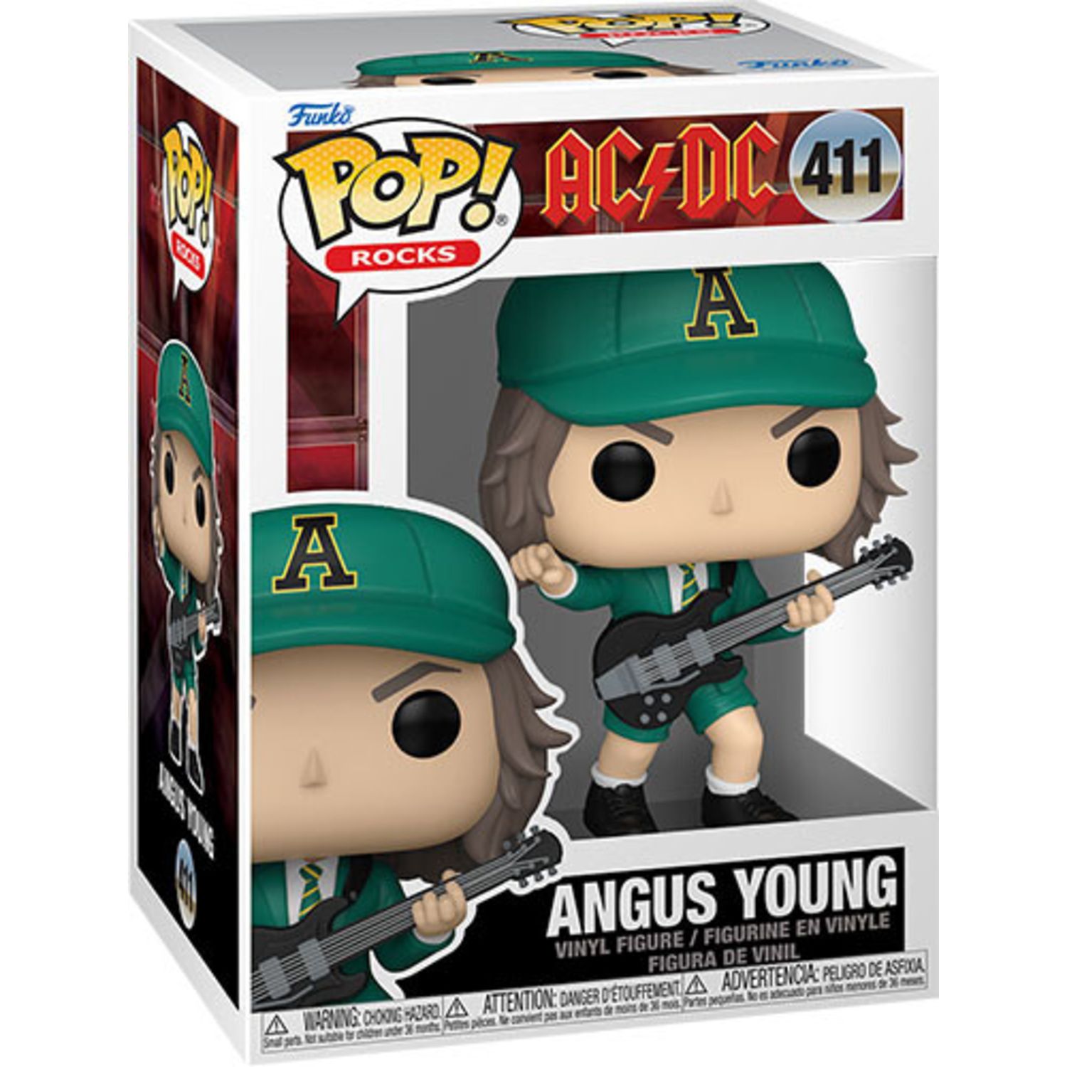Funko pop rocks ac/ds angus young con outift verde - 411 - Funko