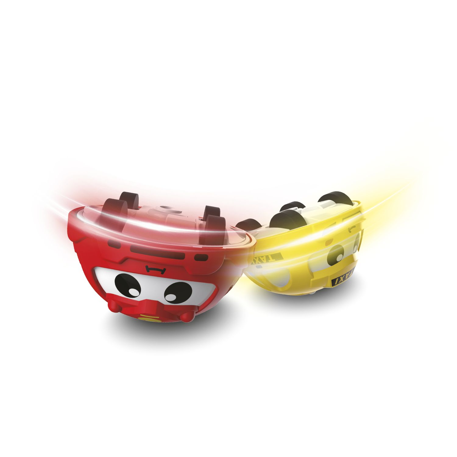 Spinning top set con anello e cono – gira e impila fino a 5 volte - singolo e assortito - ZIG ZAG