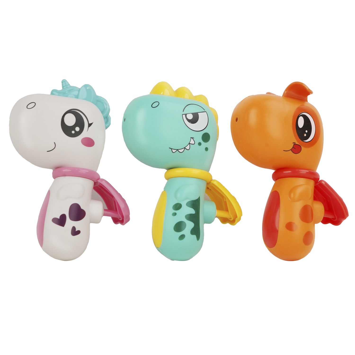 Mini pistola ad acqua animali –singola e assortita in unicorno, dino e draghetto - sun & sport - SUN&SPORT