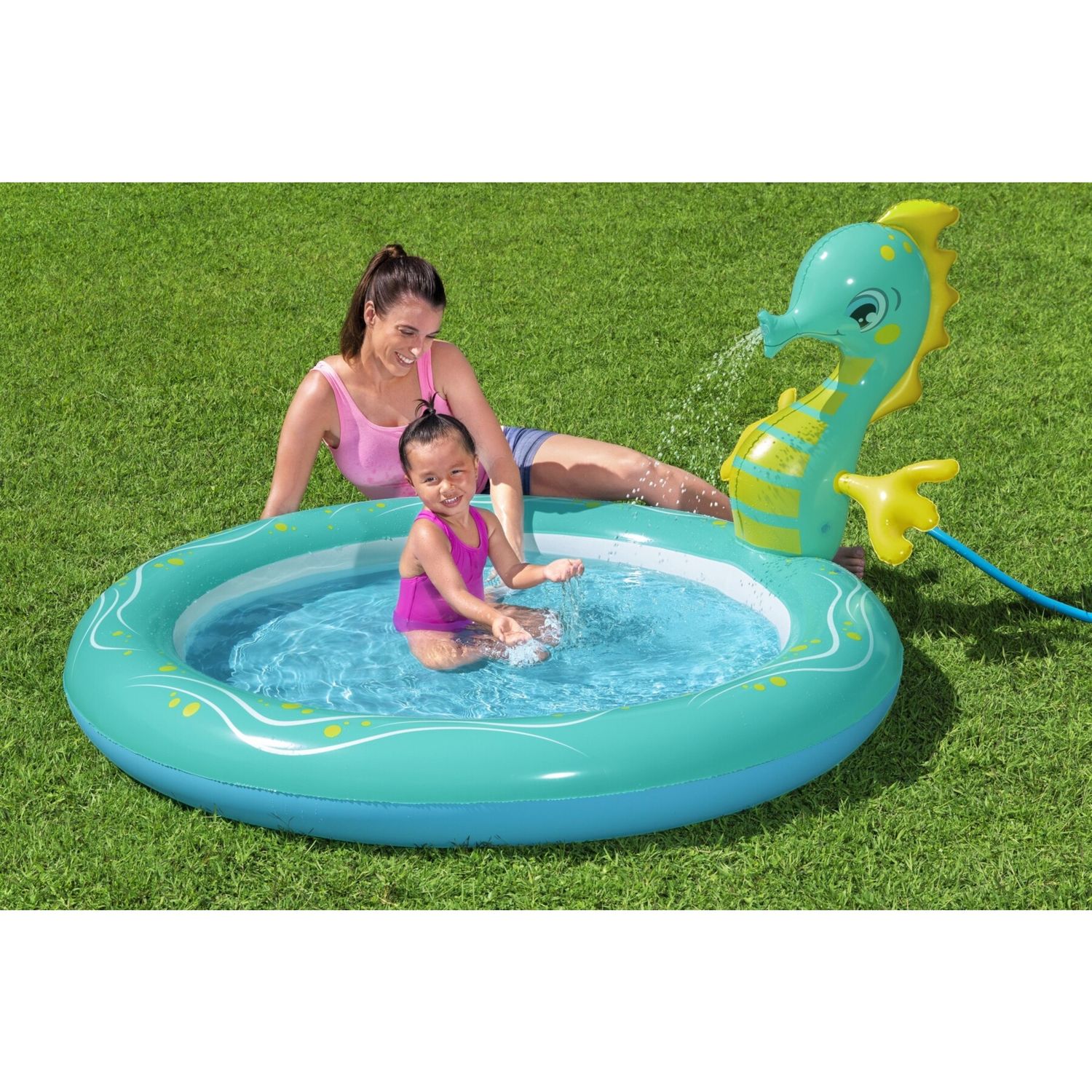Piscinetta per bambini bestway® splashy seahorse™ – divertimento da giardino - Bestway
