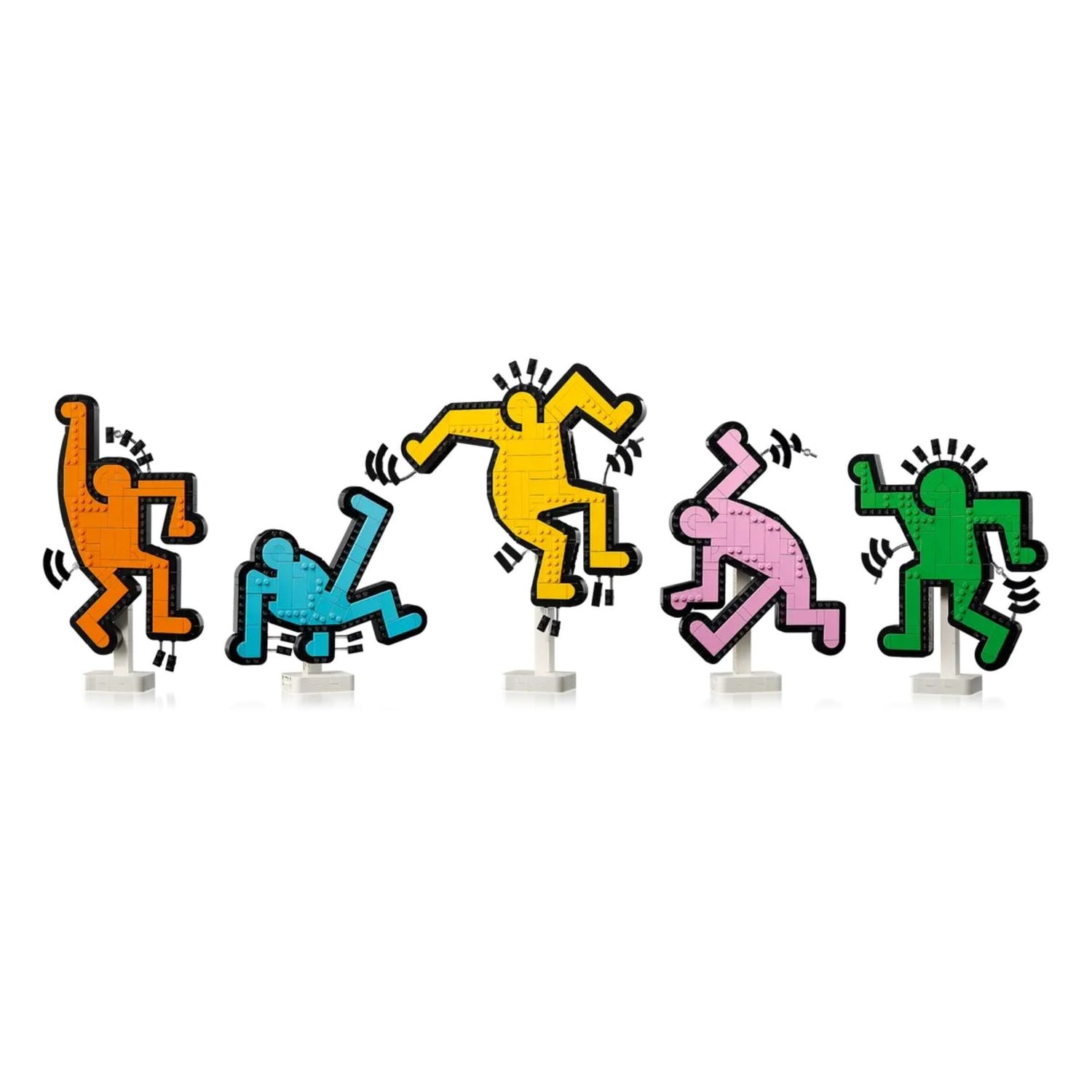 Lego art keith haring 31216 – opera da parete con figure danzanti, idea regalo per adulti creativi - LEGO Art, Lego