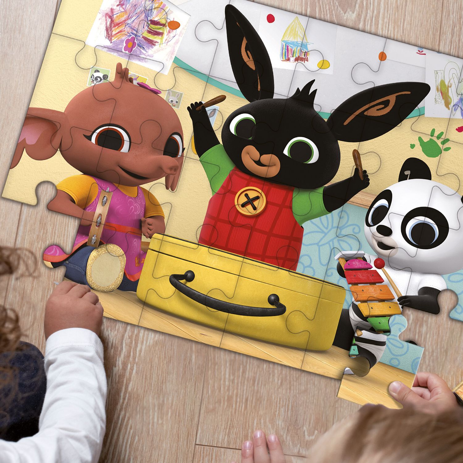 Bing eco-puzzle 24 music time – puzzle ecologico con scena musicale - BING, LISCIANI