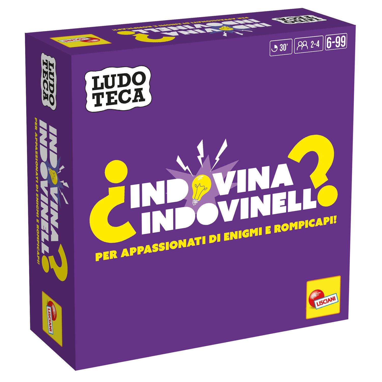 Ludoteca pocket indovina indovinello – gioco di indovinelli per tutta la famiglia - LISCIANI