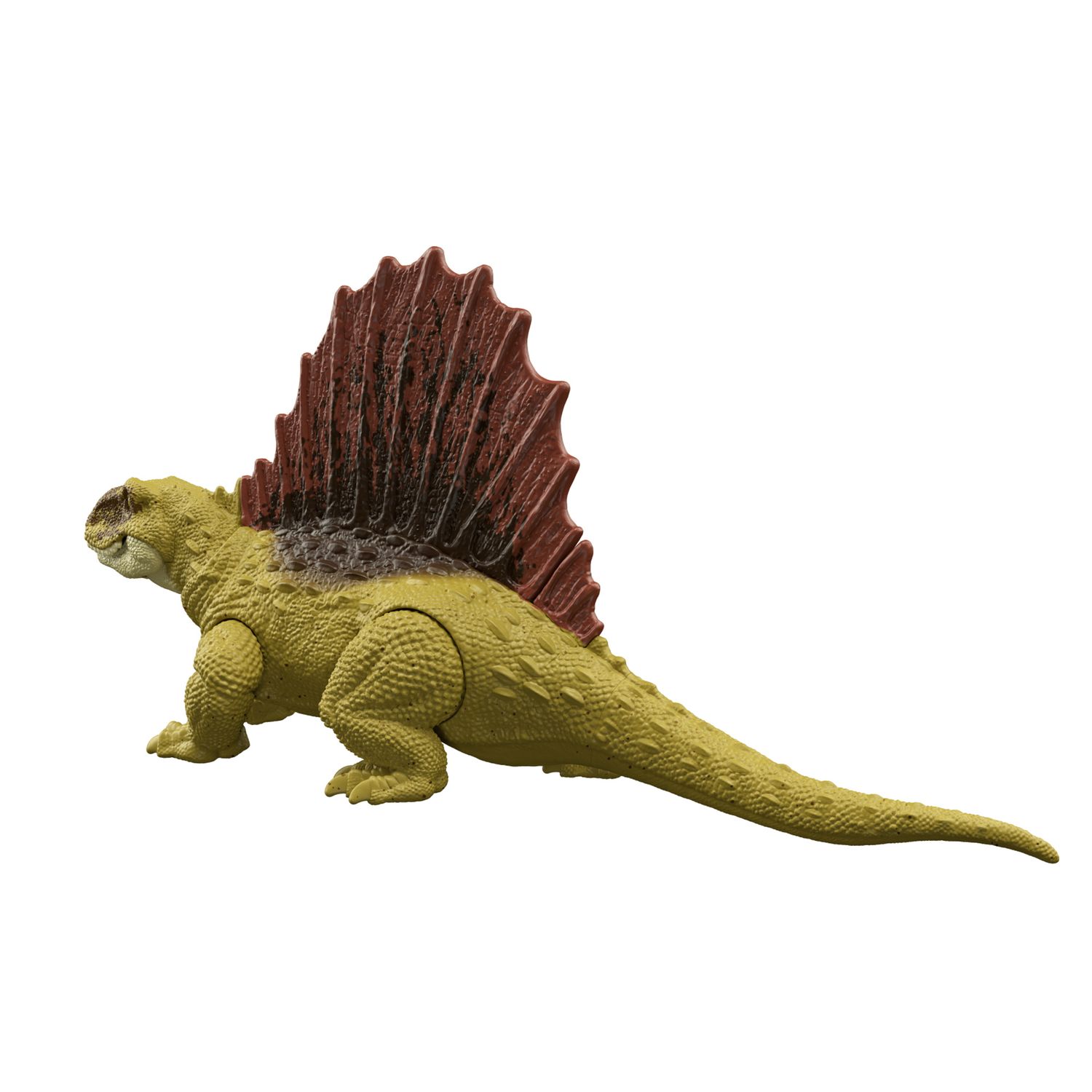 Mattel jurassic world - dimetrodonte pericolo giurassico, dinoasuro snodato con dettagli autentici, specie di medie dimensioni - Jurassic World