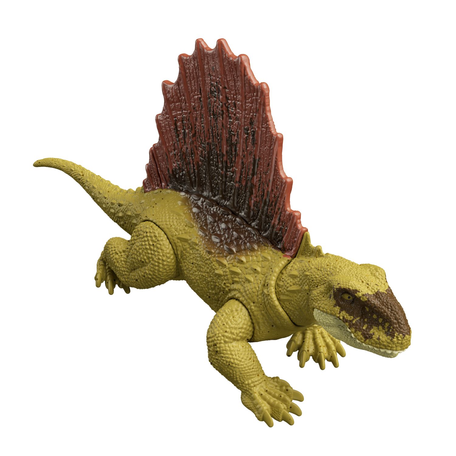 Mattel jurassic world - dimetrodonte pericolo giurassico, dinoasuro snodato con dettagli autentici, specie di medie dimensioni - Jurassic World