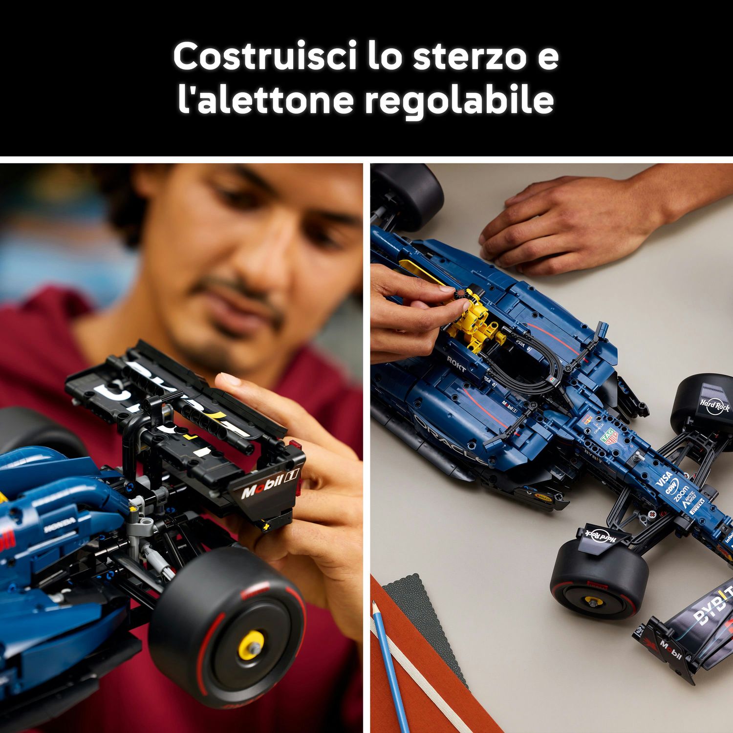 Lego technic - monoposto f1 oracle red bull racing rb20 - 42206 - LEGO TECHNIC, Lego