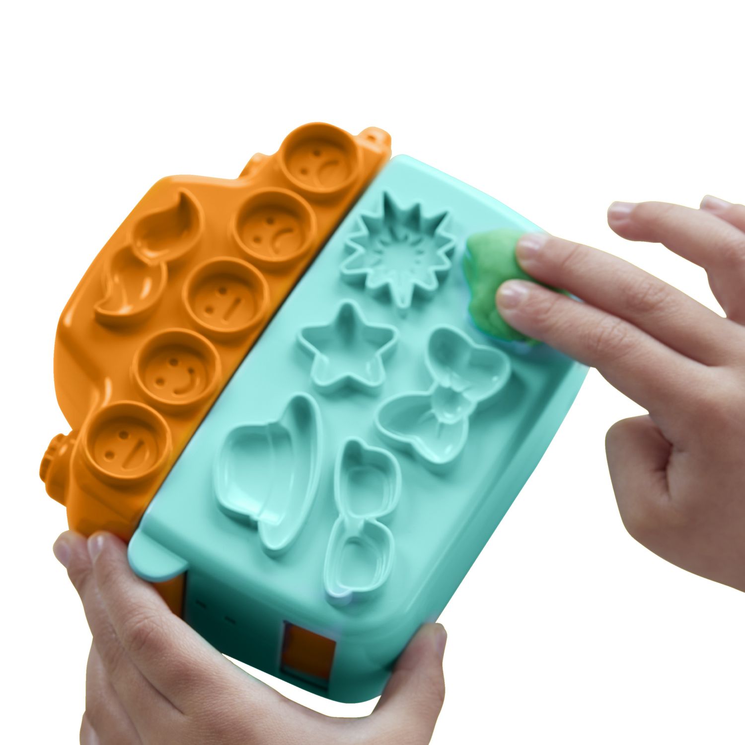 Play-doh prima macchina fotografica – set creativo per bambini dai 2 anni con fotocamera giocattolo, 3 vasetti di pasta, 7 accessori e tappetino - PLAY-DOH