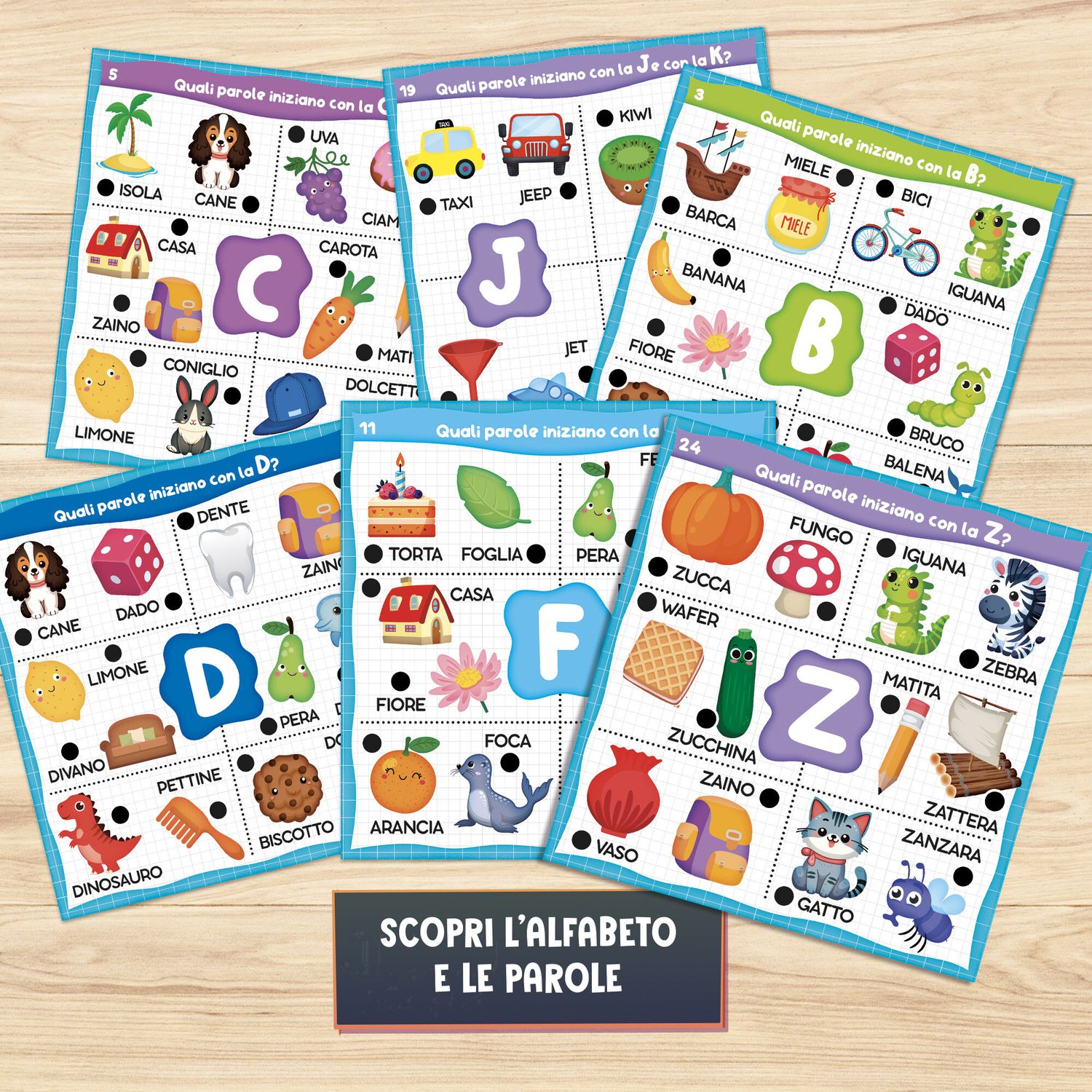 Carotina prima maestra abc – impara l’alfabeto con schede interattive - LISCIANI