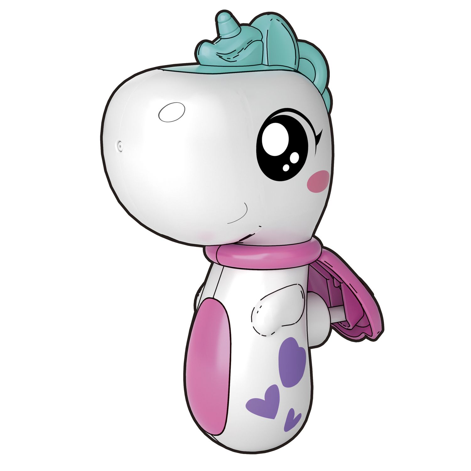 Mini pistola ad acqua animali –singola e assortita in unicorno, dino e draghetto - sun & sport - SUN&SPORT