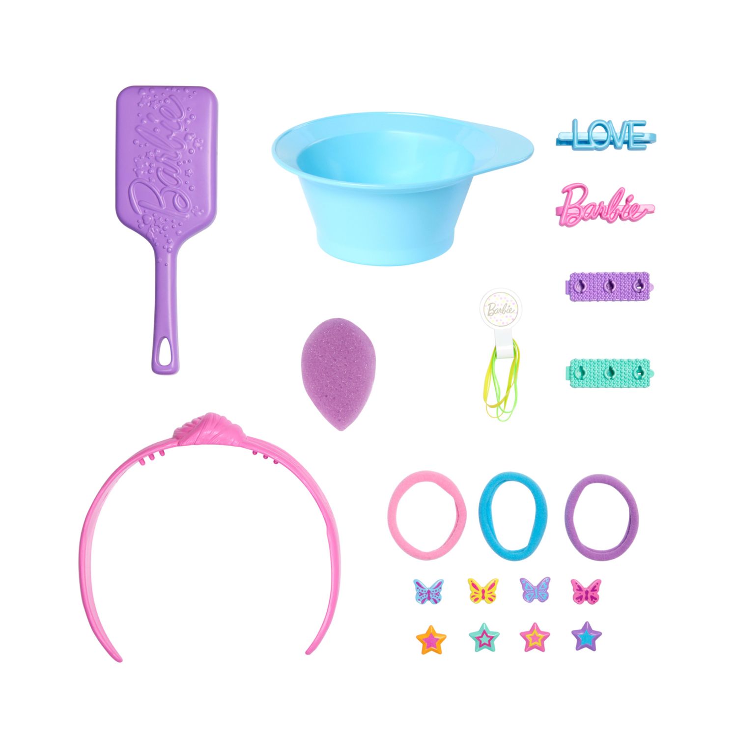 Barbie - testa pettinabile deluxe, capelli biondi con oltre 20 accessori per acconciature - Barbie
