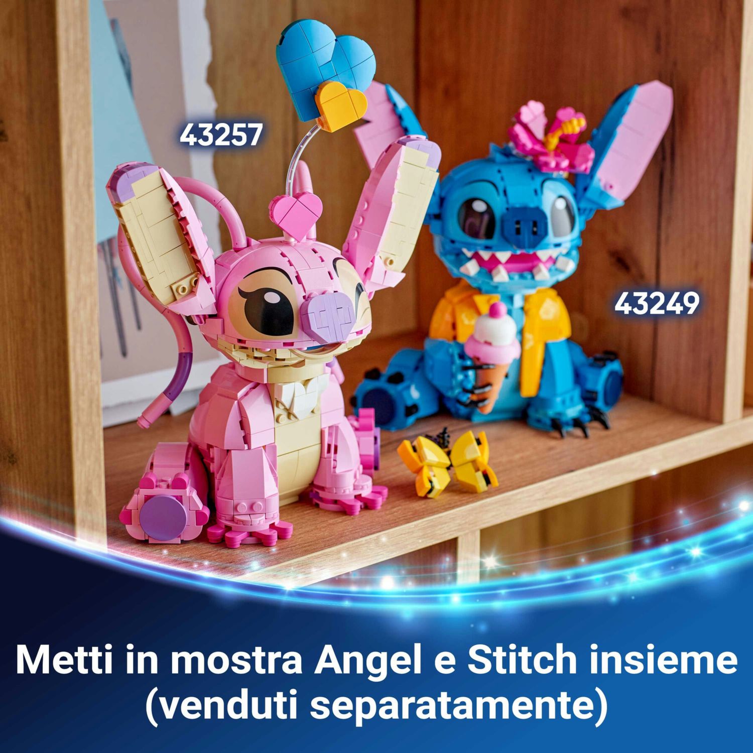Lego disney 43257 angel lilo & stitch: personaggio, palloncini 9+ - Disney, Lego