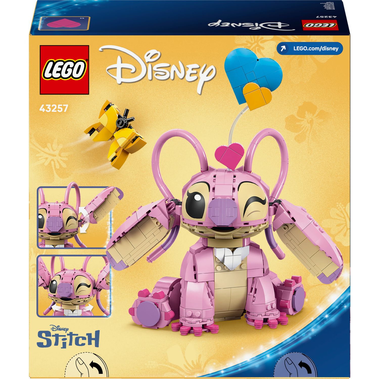 Lego disney 43257 angel lilo & stitch: personaggio, palloncini 9+ - Disney, Lego