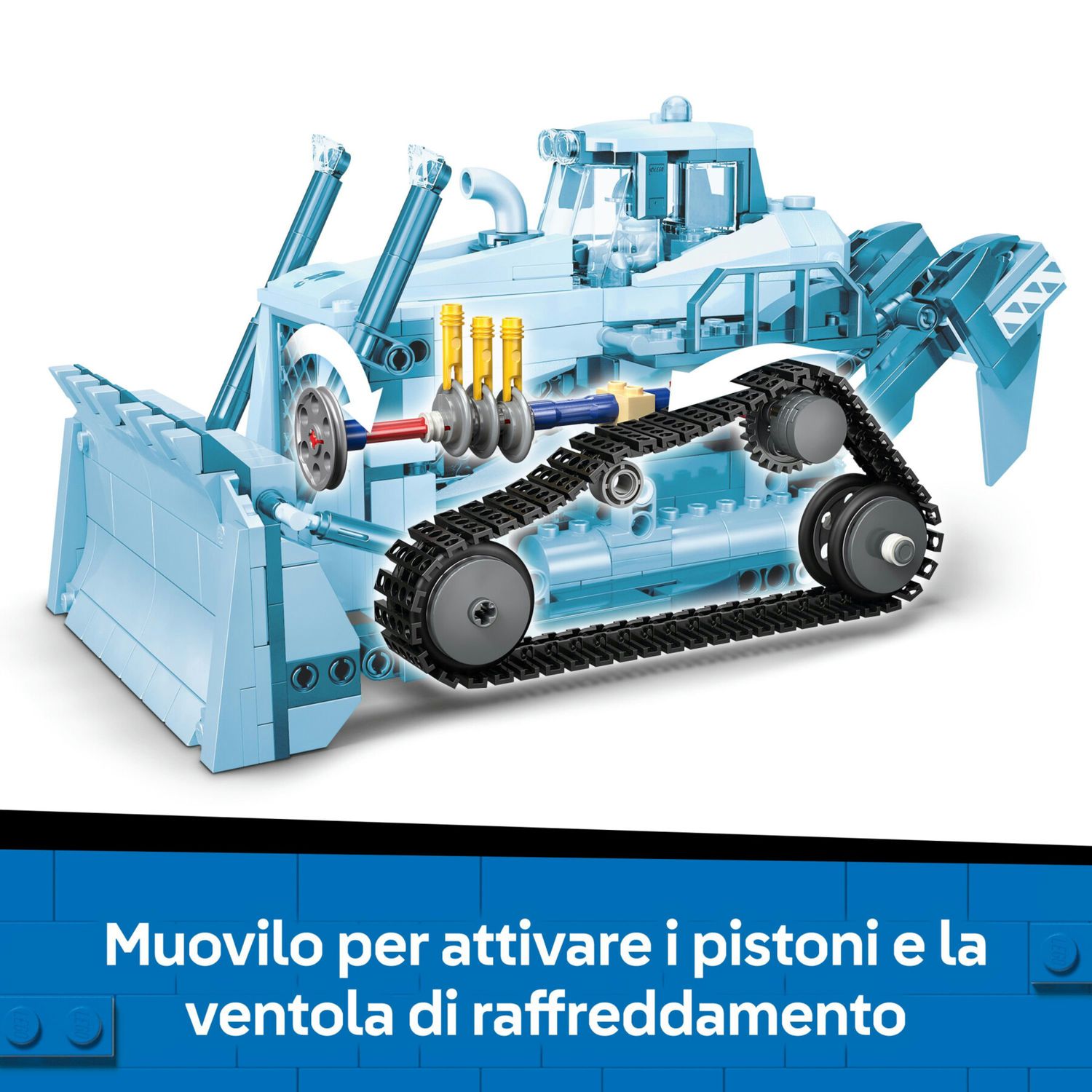 Lego city 60466 bulldozer giallo: veicolo cantiere, 3 minifigure 8+ - LEGO CITY, Lego