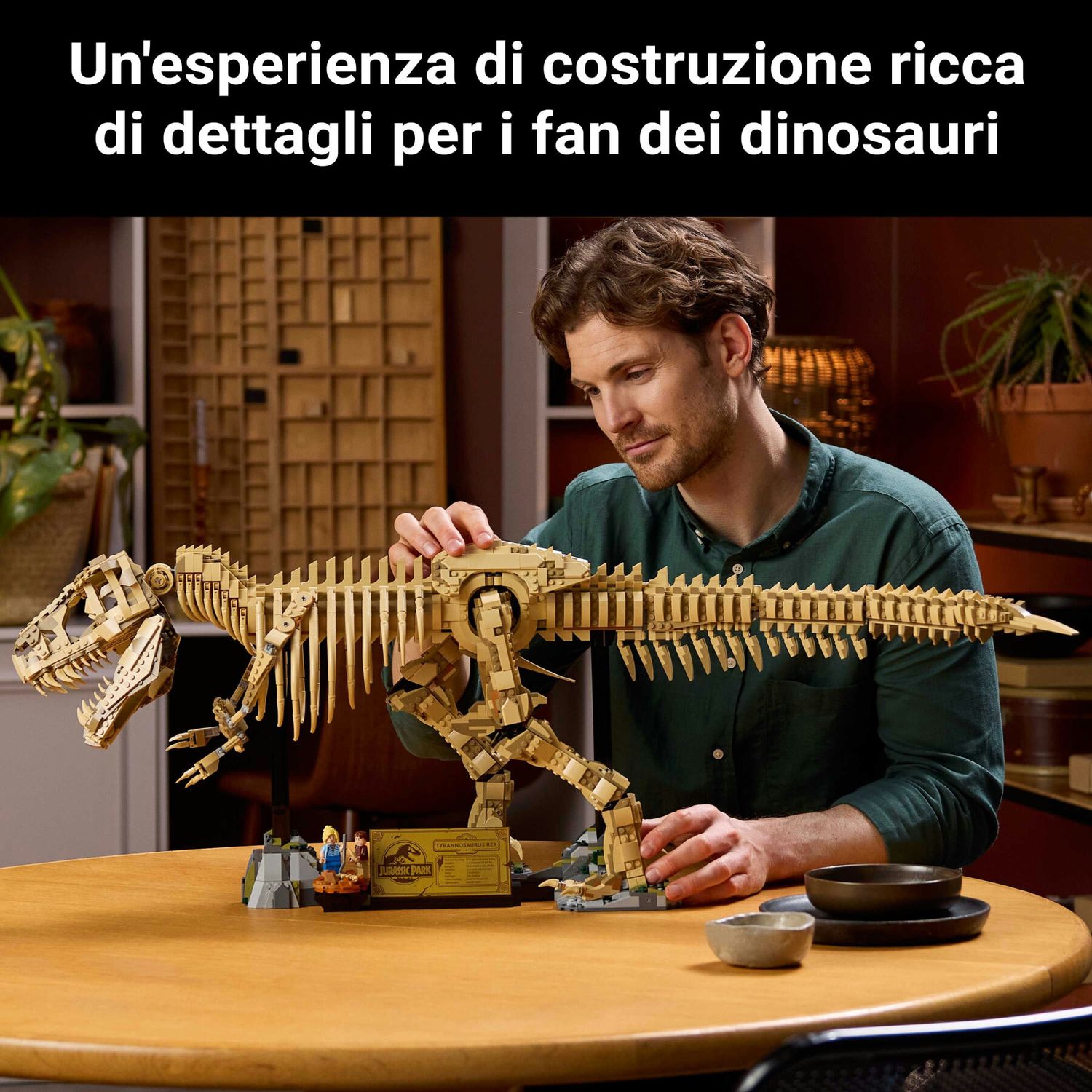 Lego jurassic fossili tirannosauro - 76968 - Jurassic World, LEGO JURASSIC WORLD, Lego