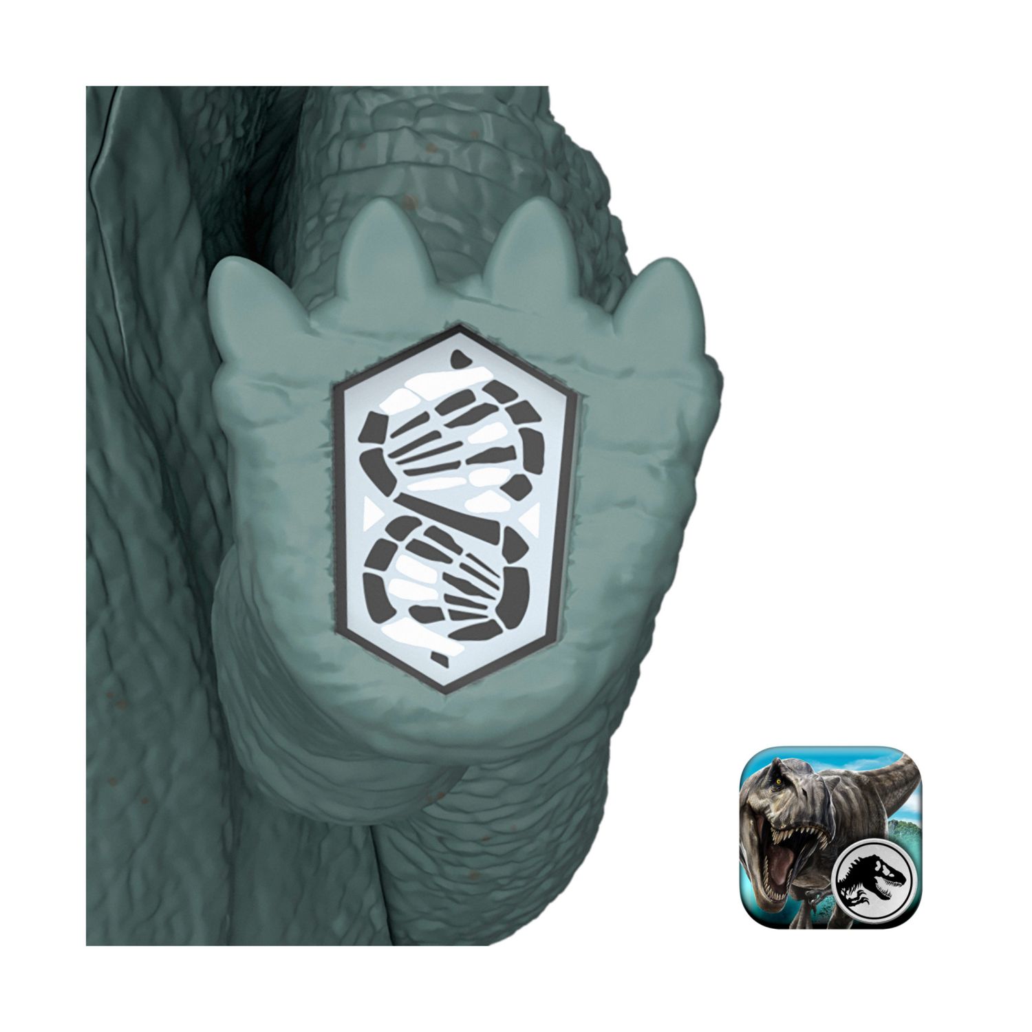 Mattel jurassic world la rinascita - maiasaura ruggito selvaggio, dinosauro snodato con suoni, ruggito e attacco multidirezionale azionato con la coda - Jurassic World