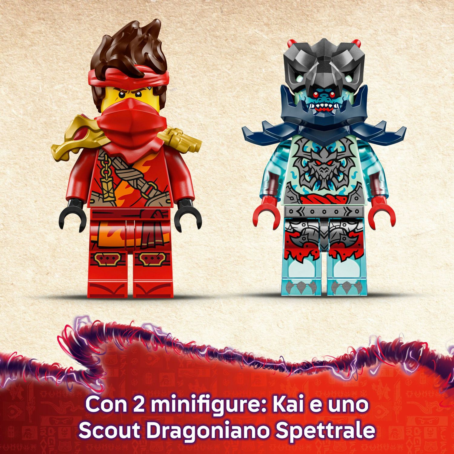 Lego ninjago 71838 moto kai: 2 motociclette, 2 minifigure 6+ - LEGO NINJAGO, Lego