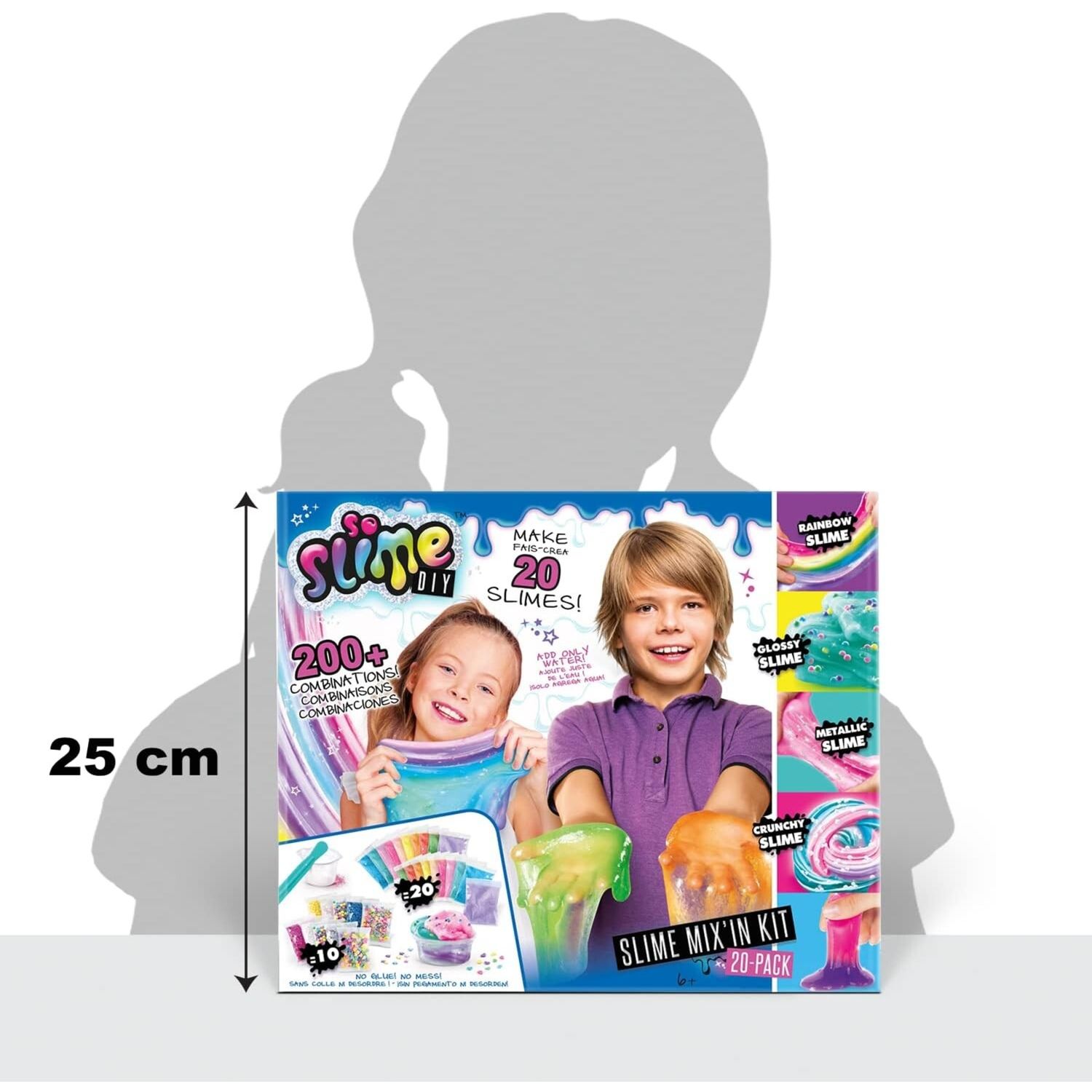 Canal toys so slime: kit 20 slime fai da te bambini multicolore - DB LINE