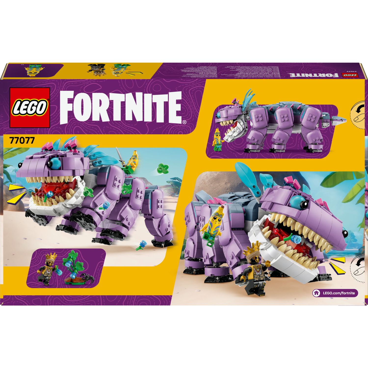 Lego fortnite 77077 klombo: action figure, 2 minifigure, gaming 10+ - Lego