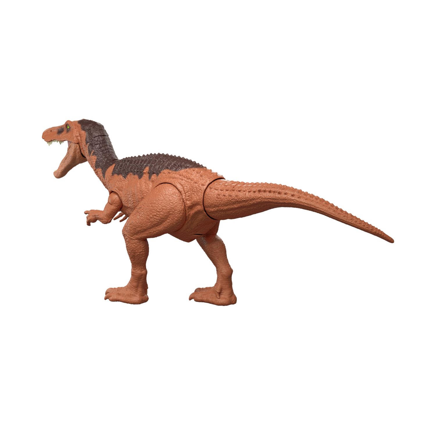 Mattel jurassic world la rinascita - baryonyx ruggito selvaggio, dinosauro snodato con suoni, ruggito e attacco multidirezionale azionato con la coda - Jurassic World