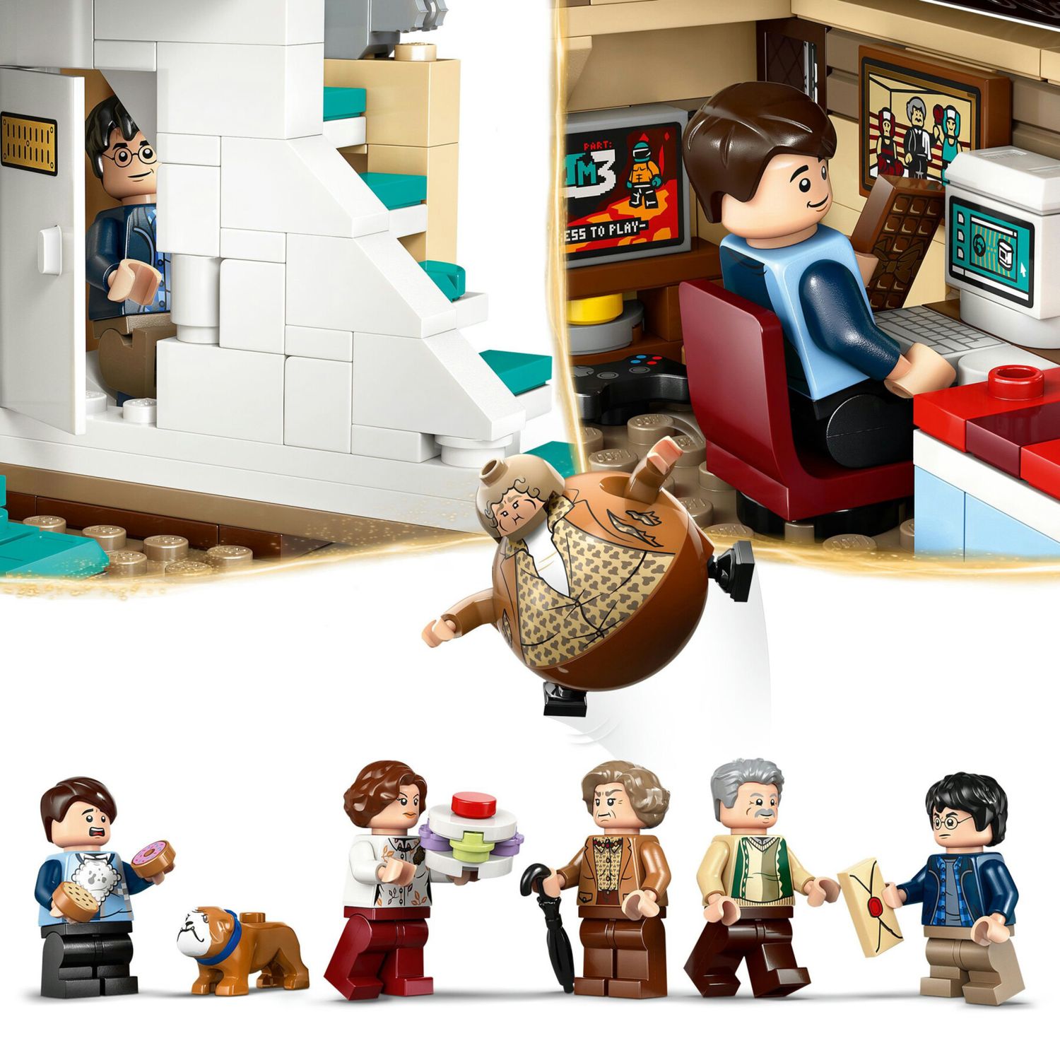 Lego harry potter 76451 privet drive: visita marge, 6 personaggi 8+ - LEGO® Harry Potter™, Lego