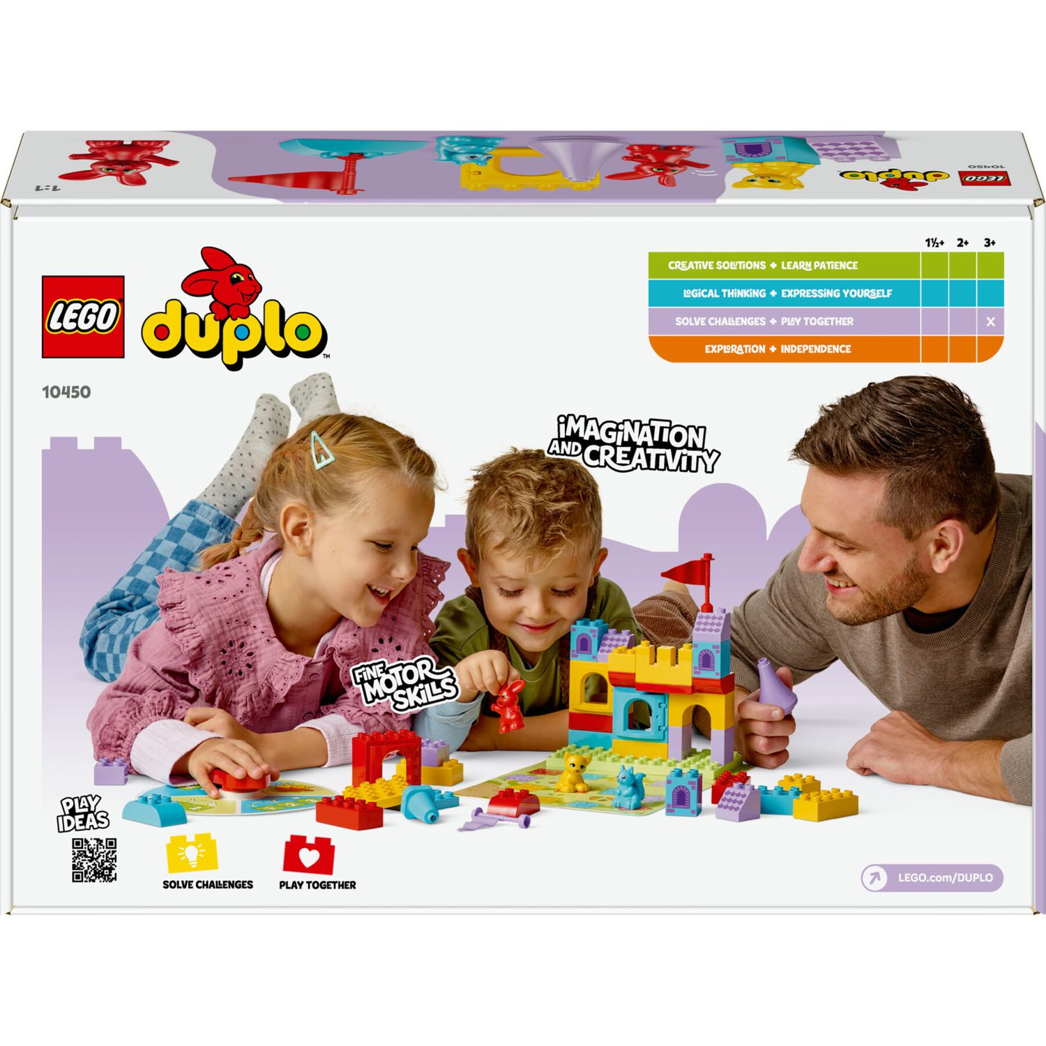 Lego duplo 10450 gioco castello salterello: 3 animali, tavolo 3+ - LEGO DUPLO, Lego