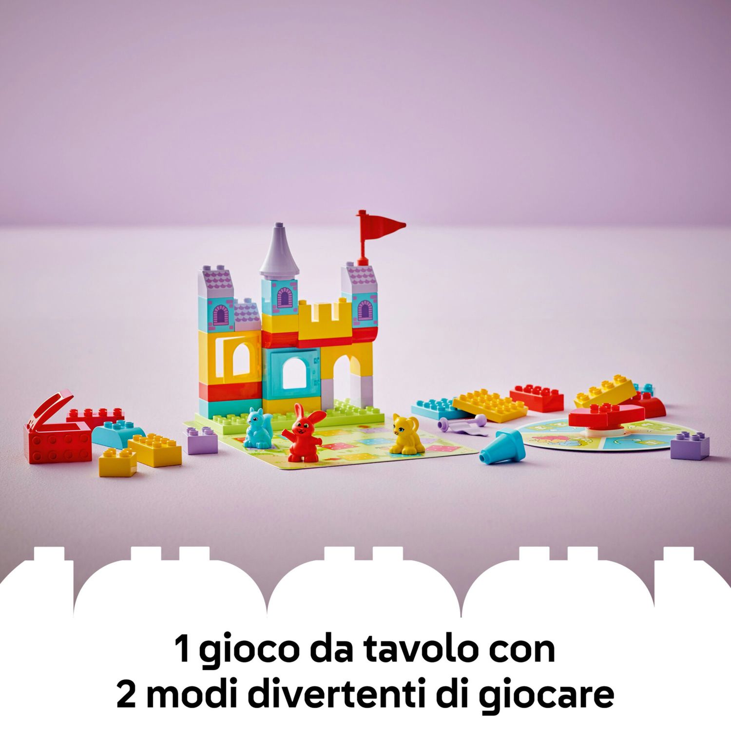 Lego duplo 10450 gioco castello salterello: 3 animali, tavolo 3+ - LEGO DUPLO, Lego