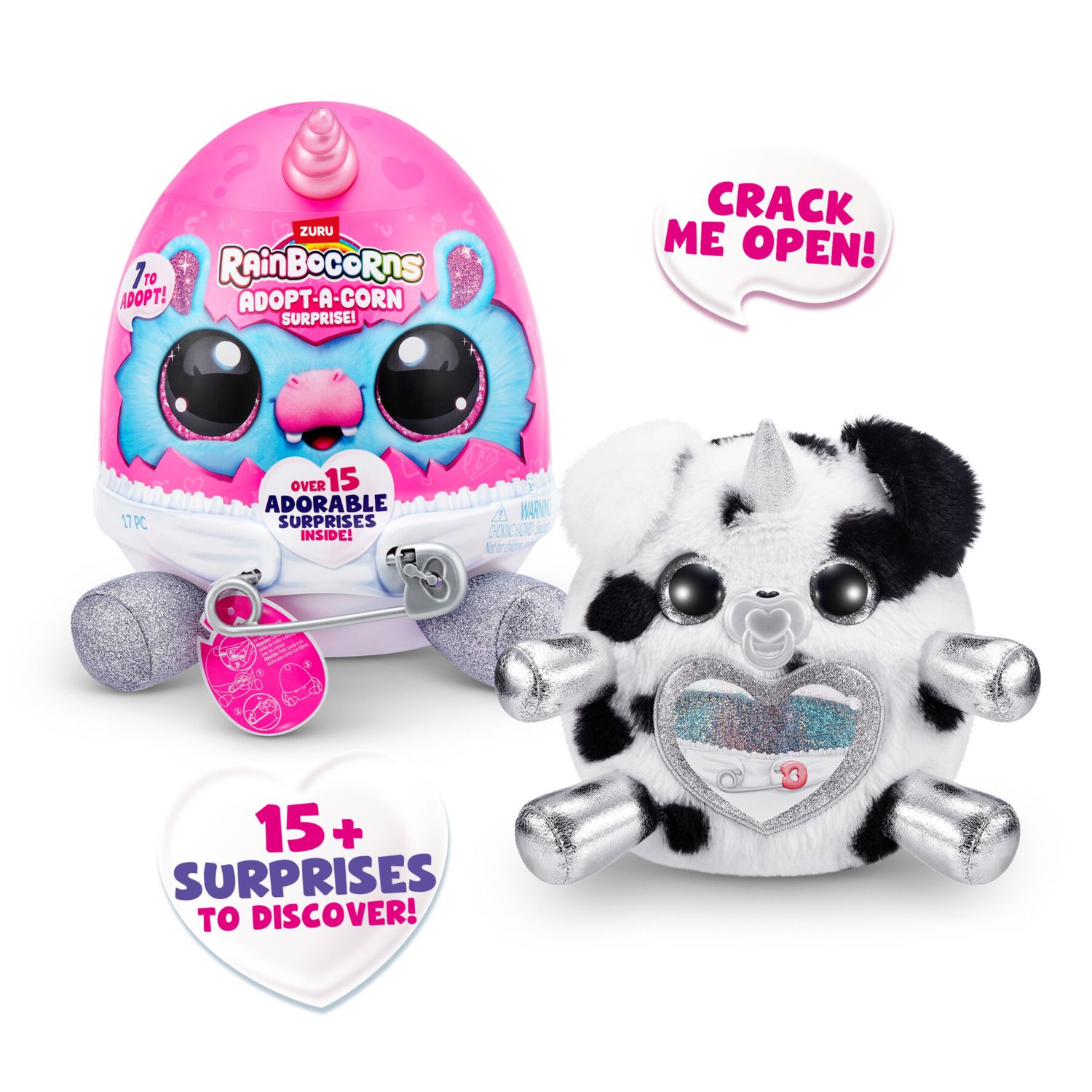 Rainbocorns adopt a corn: peluche sorpresa - assortito - RAINBOCORNS