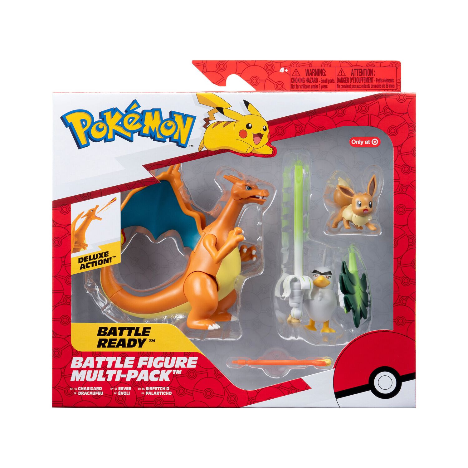 Pokémon battle figure confezione deluxe da 3 personaggi - POKEMON