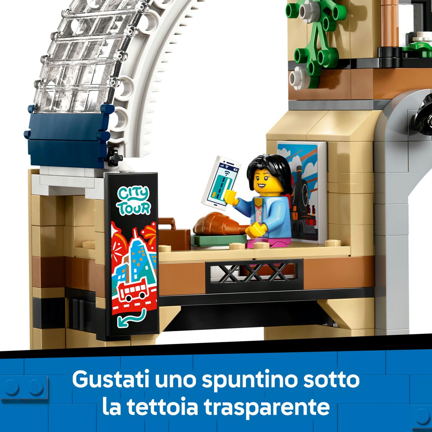 Lego city 60469 stazione centrale: veicolo, ascensore, binario 7+ - LEGO CITY, Lego