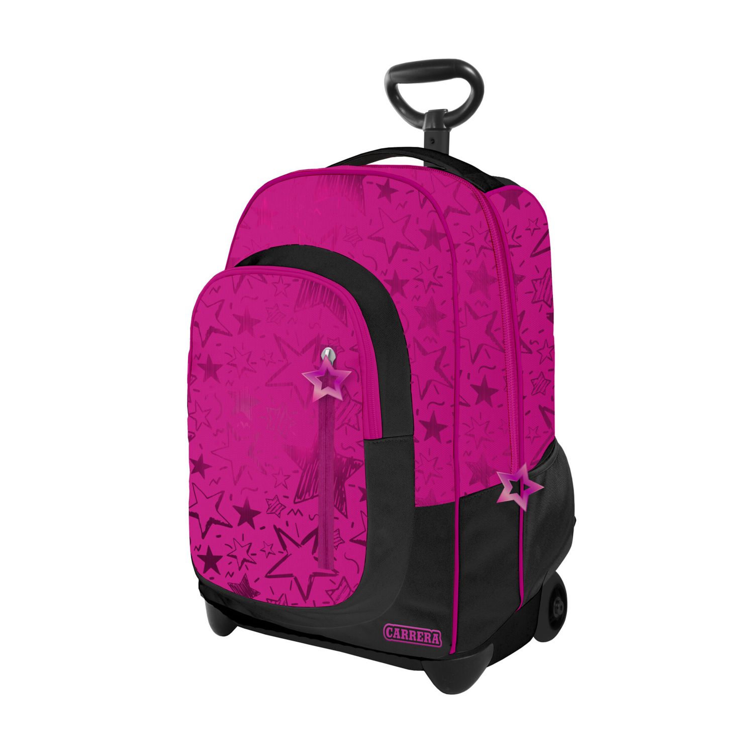 Zaino trolley bambina 2 in 1 sky con spallacci estraibili e maniglia regolabile - perfetto per la scuola - CARRERA