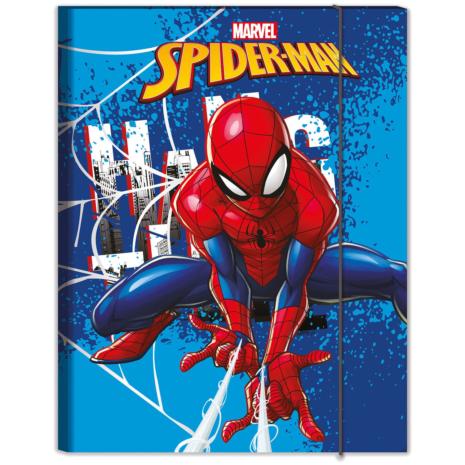 Cartellina con elastico ds01 # spider-man - SEVEN, Spiderman