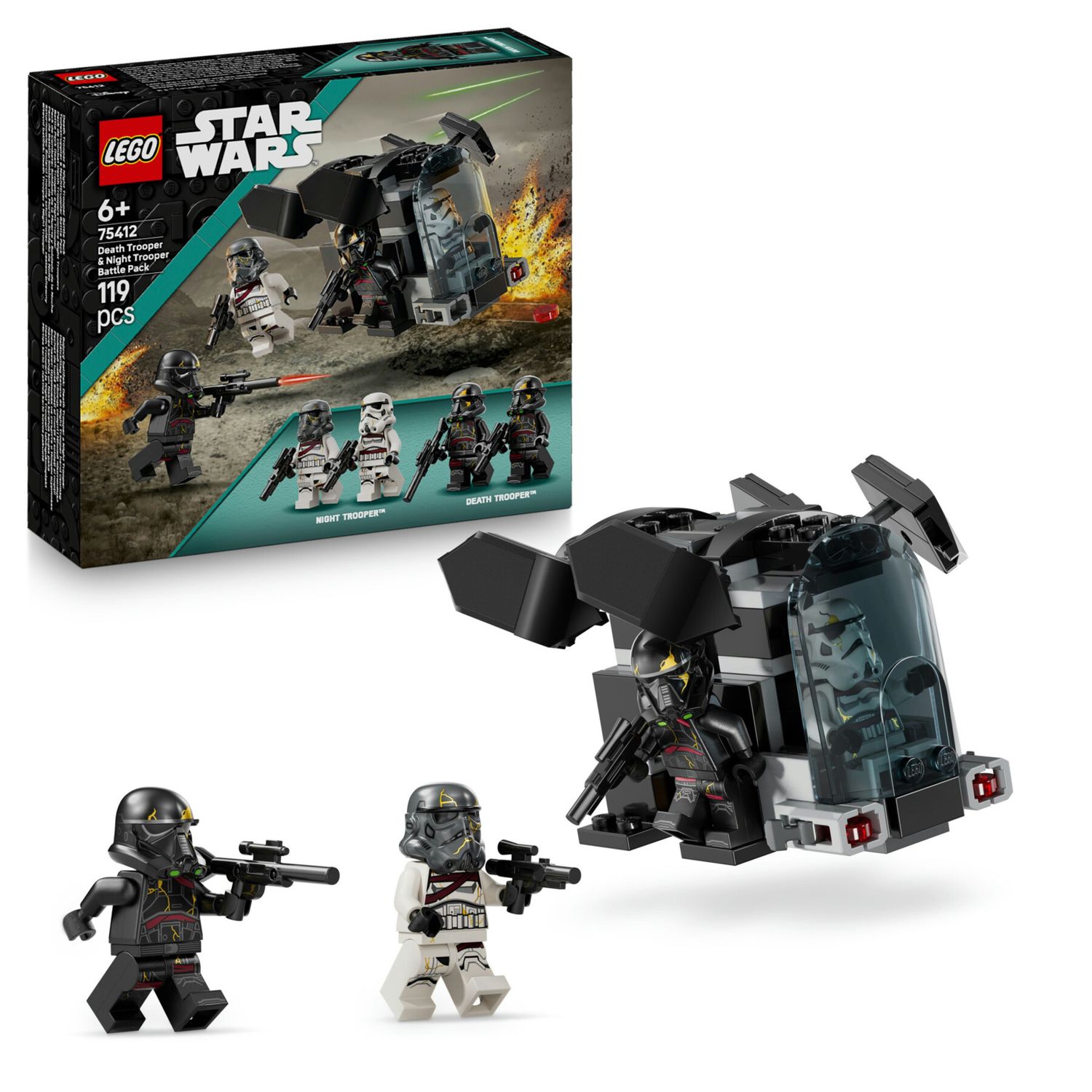 Lego star wars 75412 battle pack death trooper: astronave, 4 minifigure 6+ - LEGO® Star Wars™, Lego, Star Wars