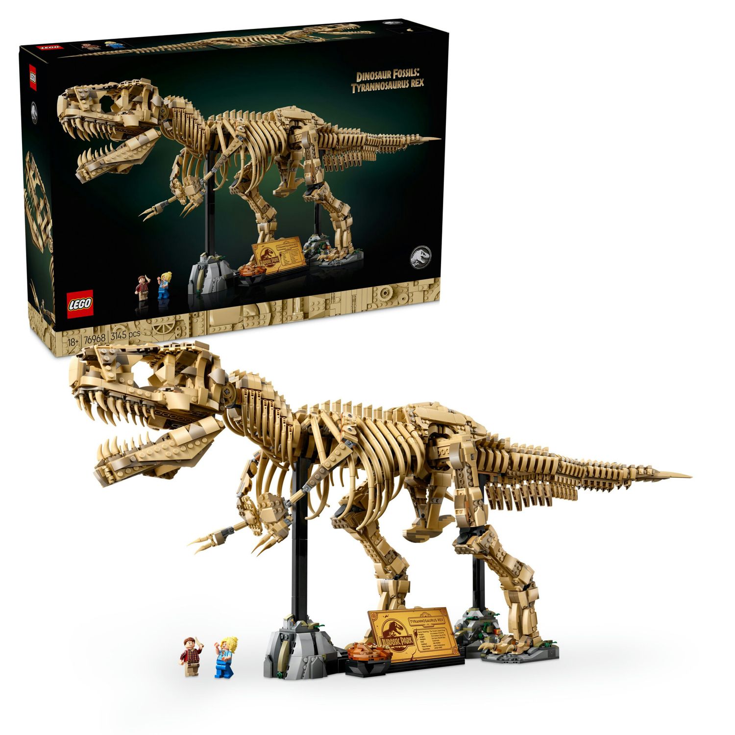 Lego jurassic fossili tirannosauro - 76968 - Jurassic World, LEGO JURASSIC WORLD, Lego