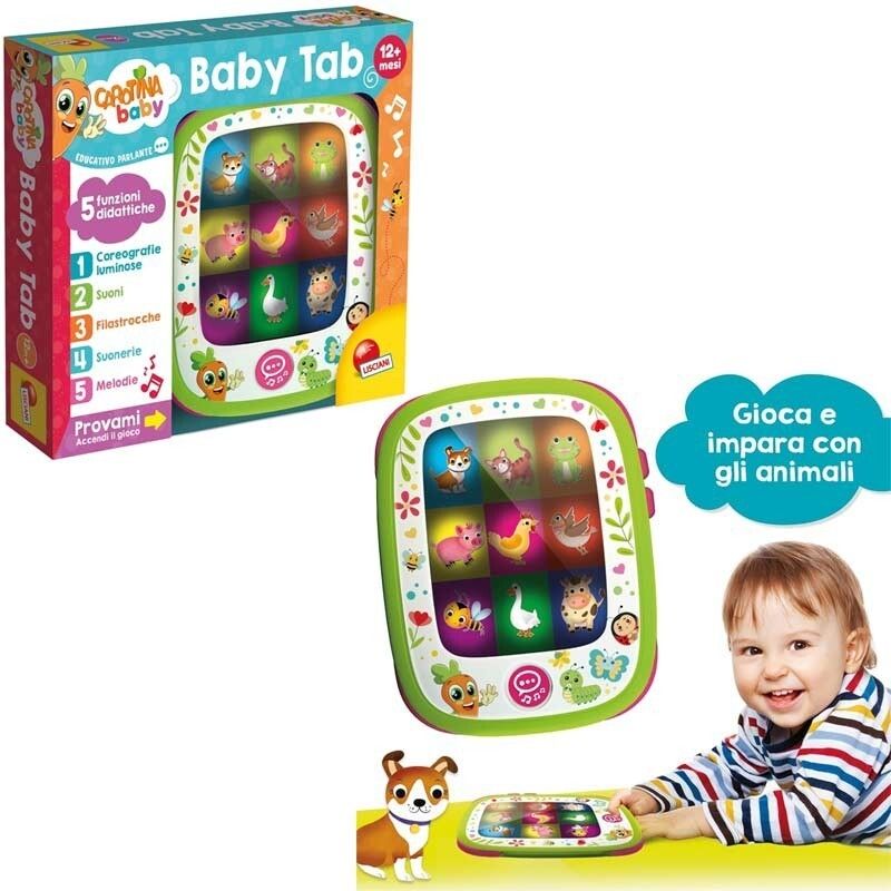 Carotina baby tab: tablet educativo per la prima infanzia - LISCIANI