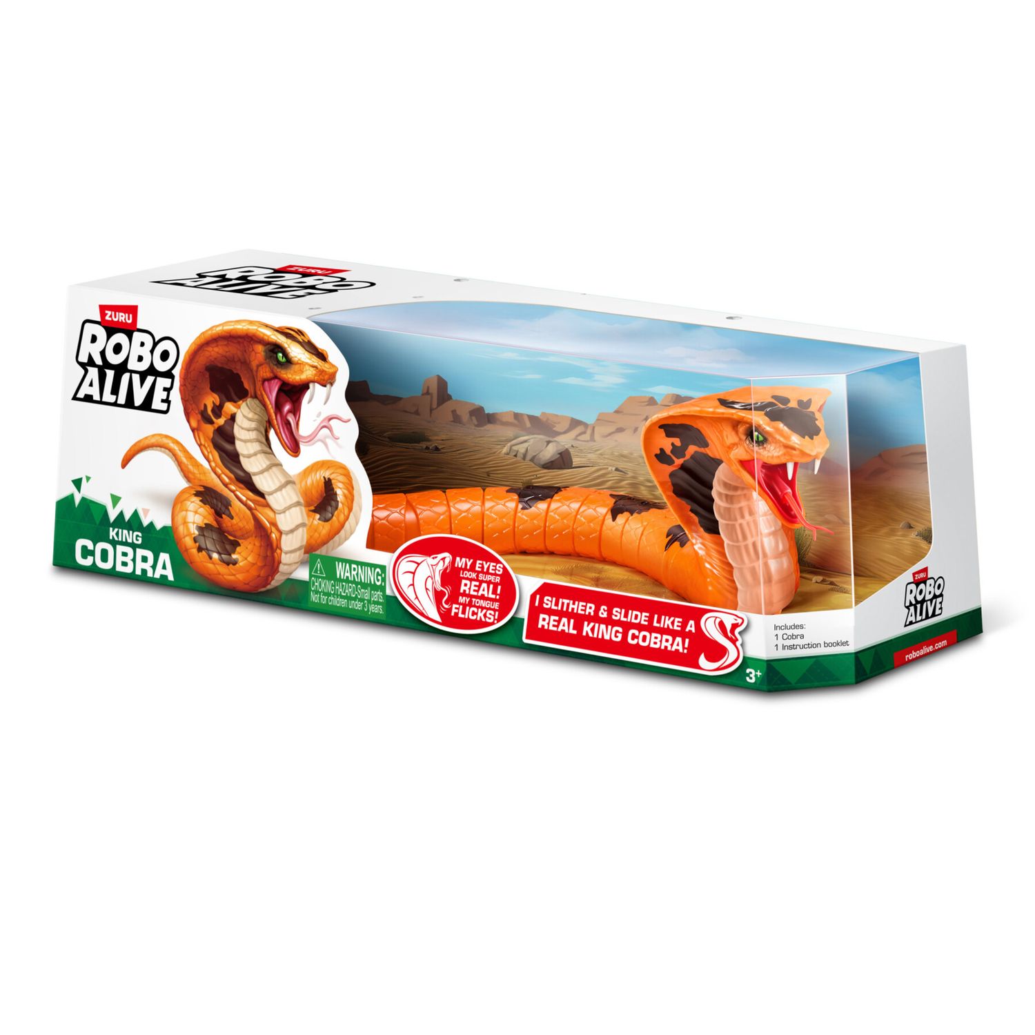 Robo alive cobra 71137: serpente robotico interattivo - Robo Alive