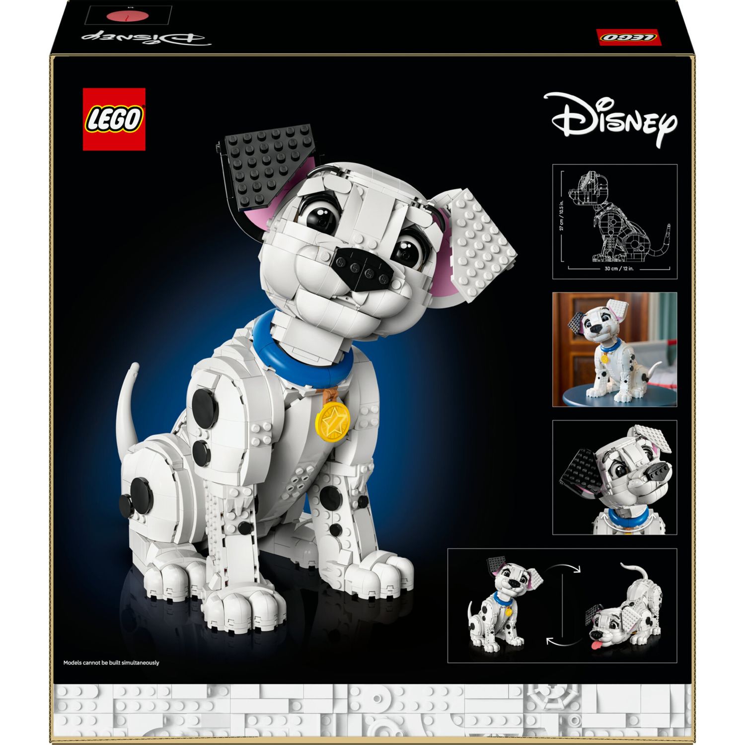 Lego disney 43269 cucciolo 101: kit modellismo personalizzabile adulti - Disney, Lego