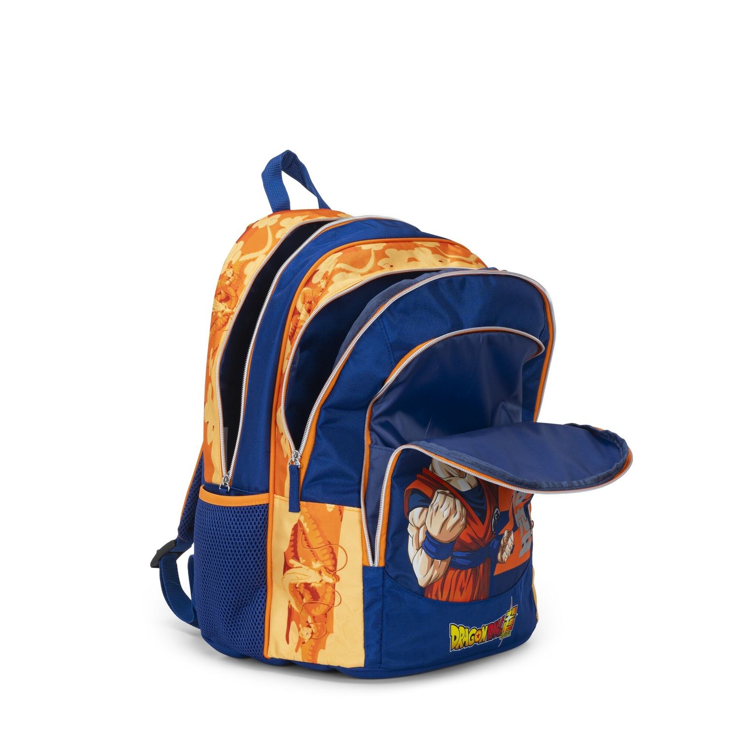 Zaino scuola organizzato con chiusure a zip dragon ball super - DRAGON BALL