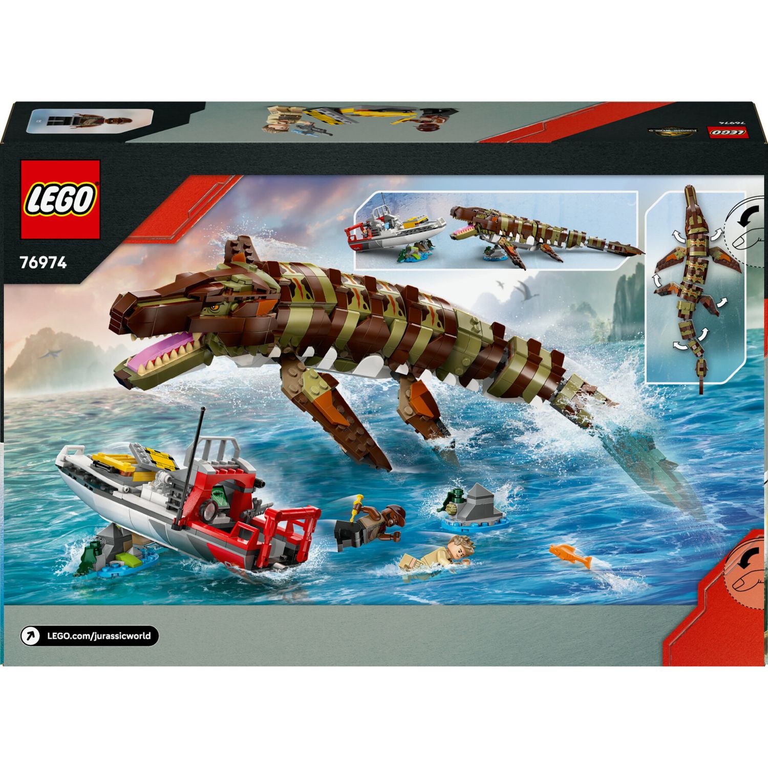 Lego jurassic world – 76974 – attacco del mosasauro - Jurassic World, LEGO JURASSIC WORLD, Lego