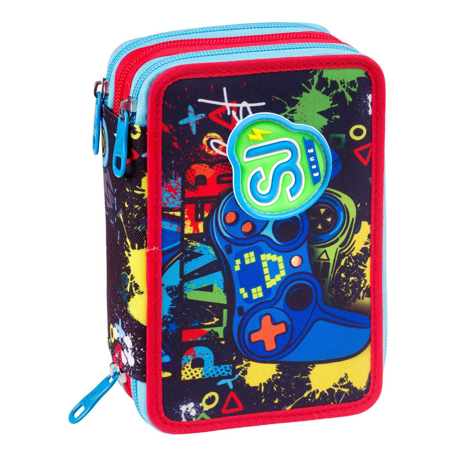 Astuccio 3 zip sj gang game-led boy - SEVEN