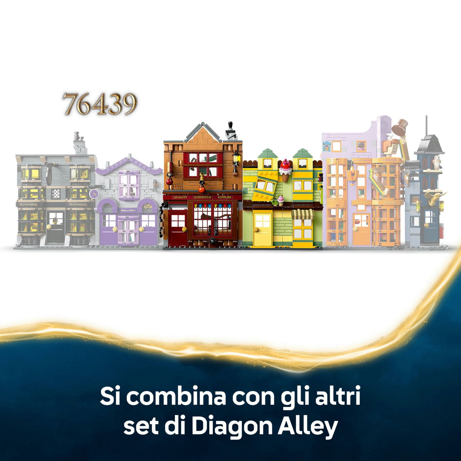 Lego harry potter 76452 quidditch: accessori & gelateria, negozi 8+ - LEGO® Harry Potter™, Lego