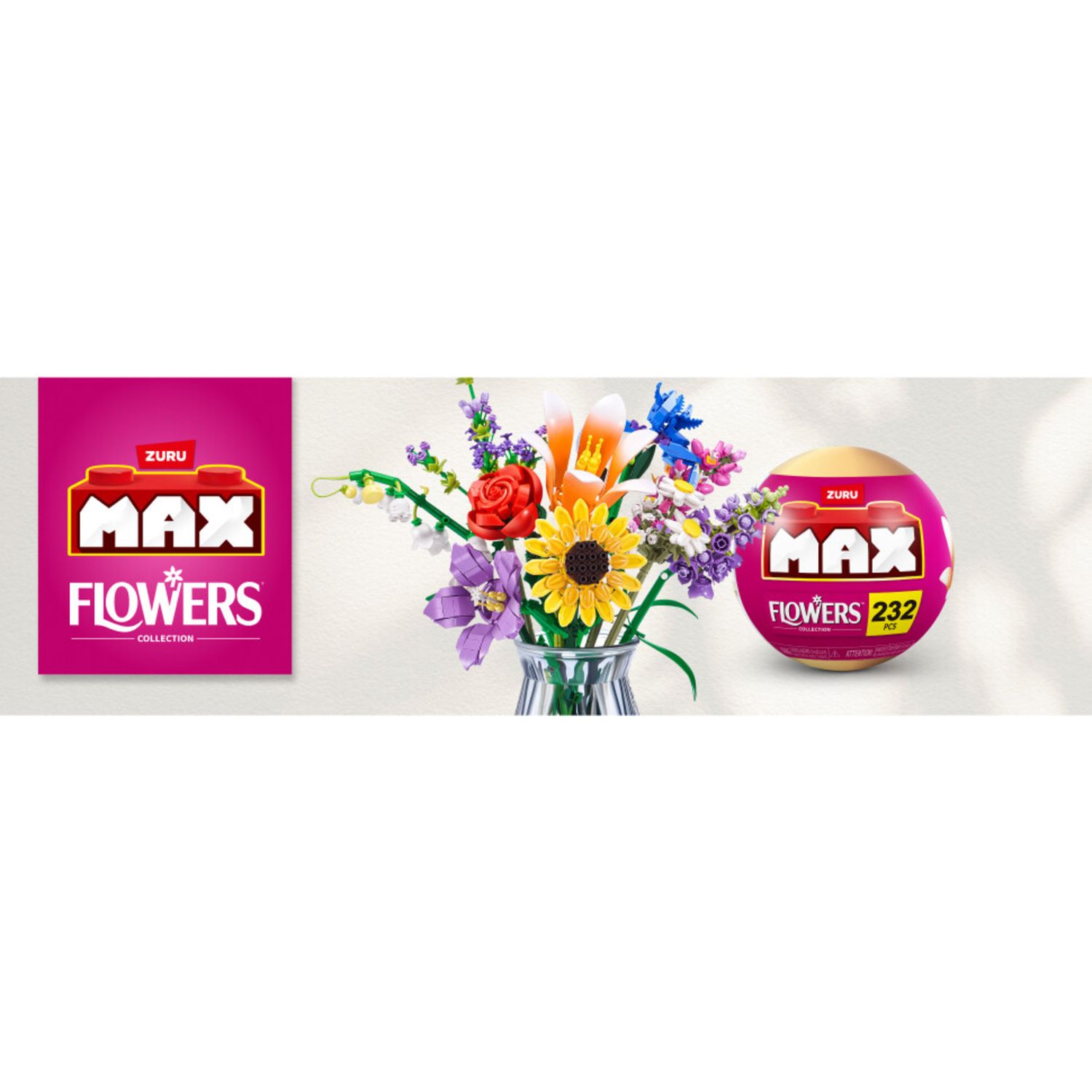 Max flowers 4 pack: set da giardino, 8 fiori - assortito - DB LINE
