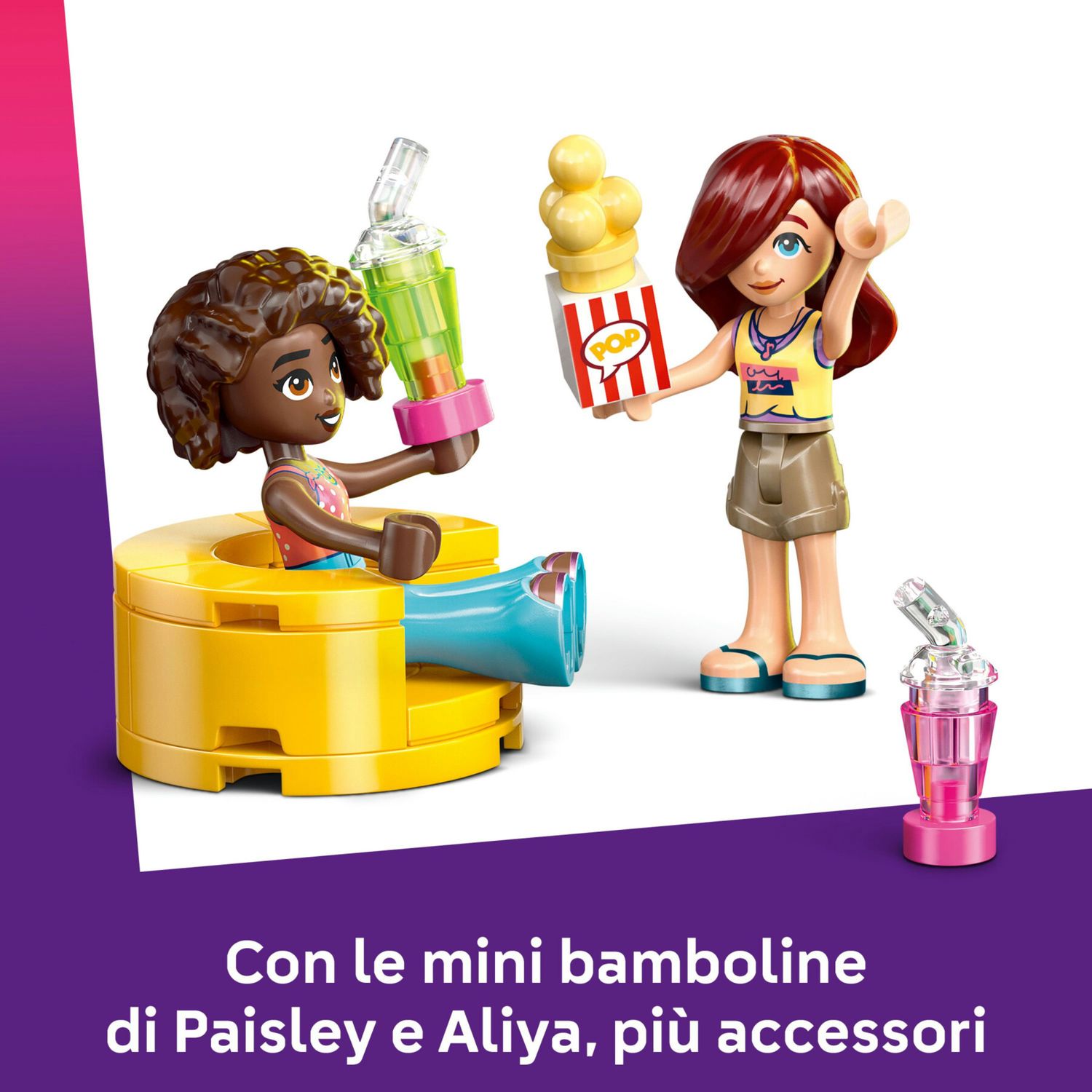 Lego friends 42642 movie night amicizia: 2 mini bamboline 6+ - LEGO FRIENDS, Lego