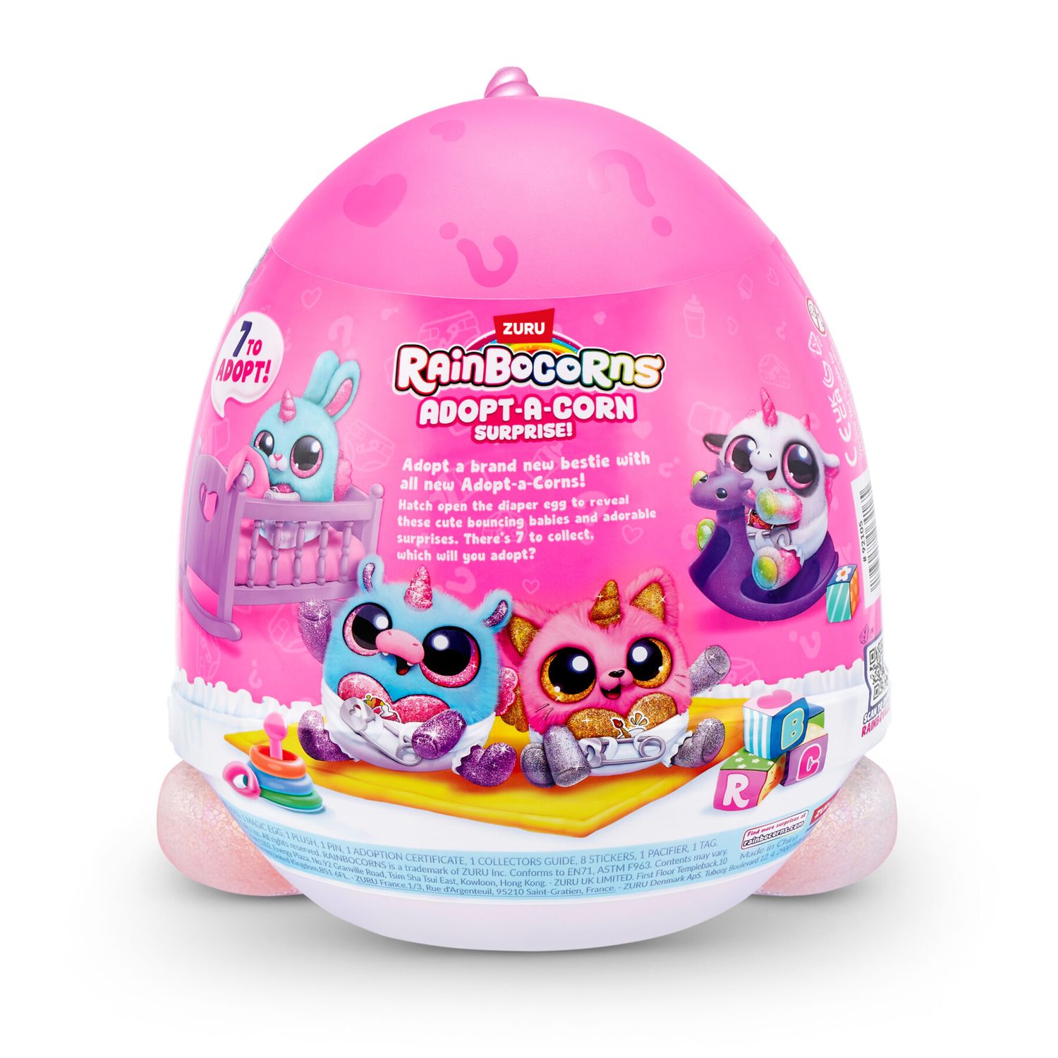 Rainbocorns adopt a corn: peluche sorpresa - assortito - RAINBOCORNS